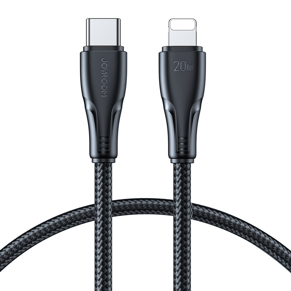 Przewód kabel iPhone Surpass Series USB-C – Lightning 20W 1.2m czarny