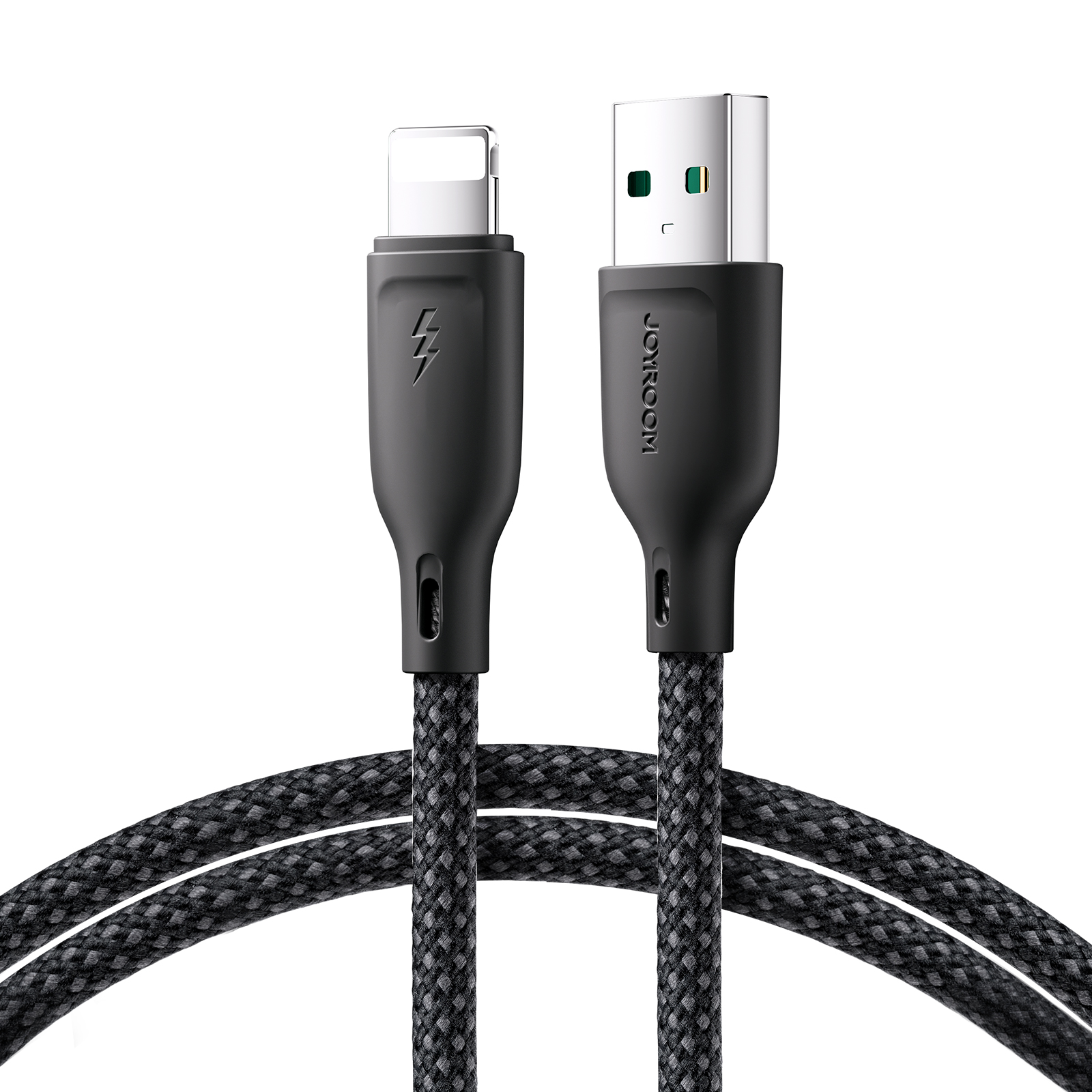 Kabel przewód do iPhone Multi-Color Series USB-A – Lightning 3A 1m czarny