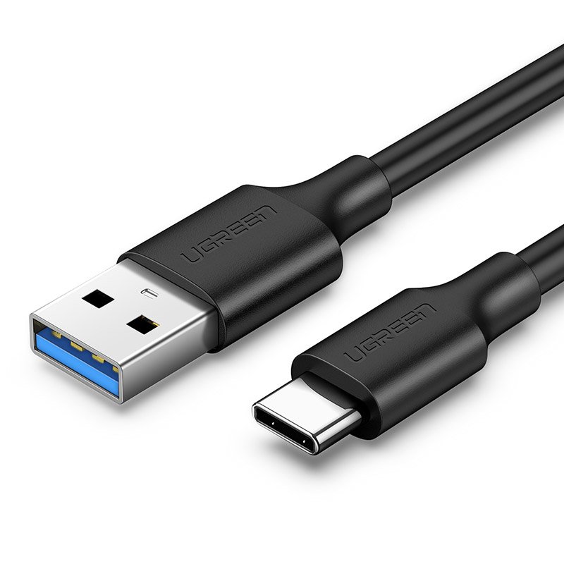 Kabel przewód USB 3.0 – USB-C 3A 1m czarny Kabel przewód USB 3.0 – USB-C 3A 1m czarny