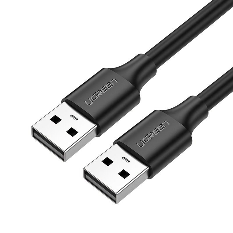 Kabel przewód USB – USB 2.0 1m czarny Kabel przewód USB – USB 2.0 1m czarny