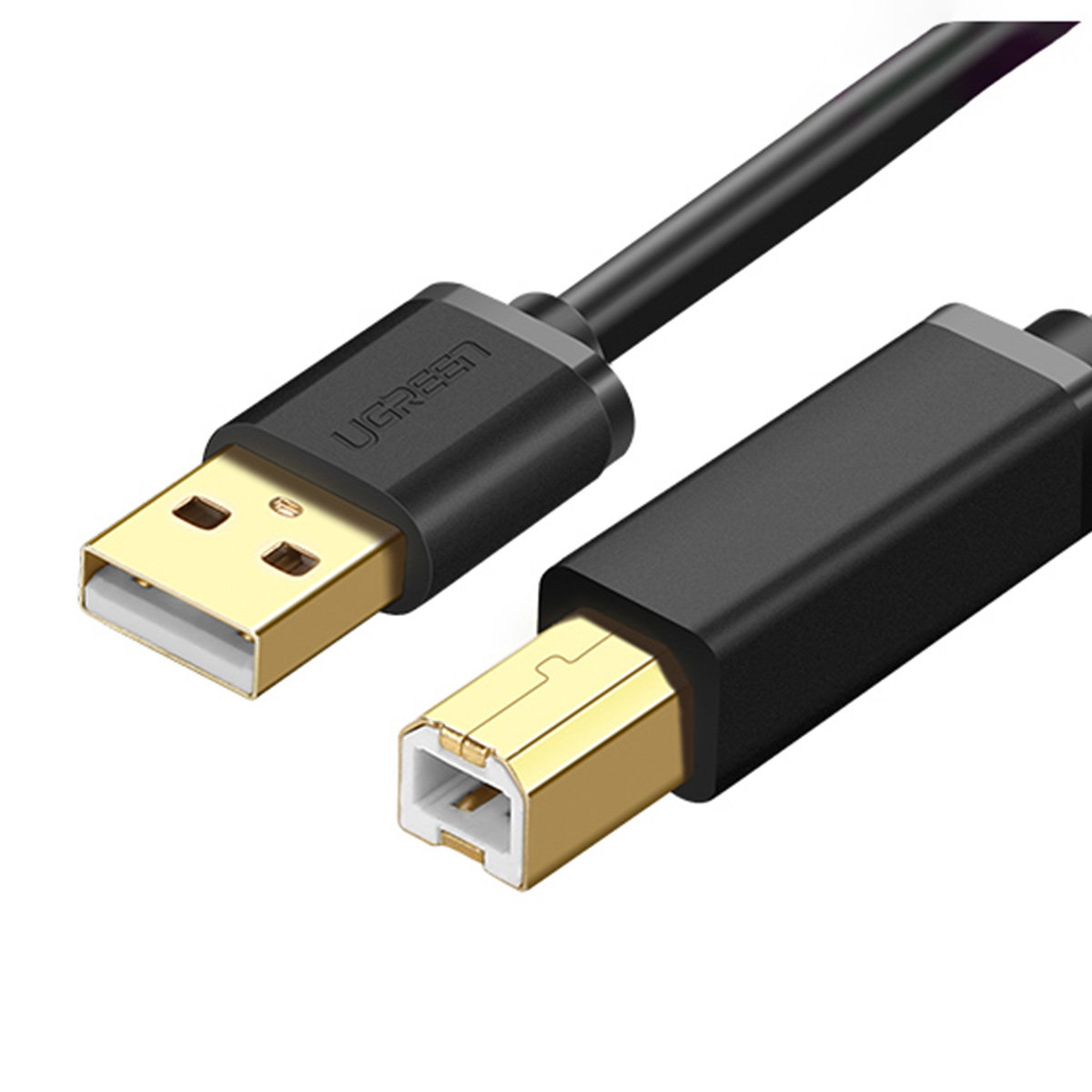 Kabel przewód do drukarki USB-A – USB-B 5Gb/s 2m czarny