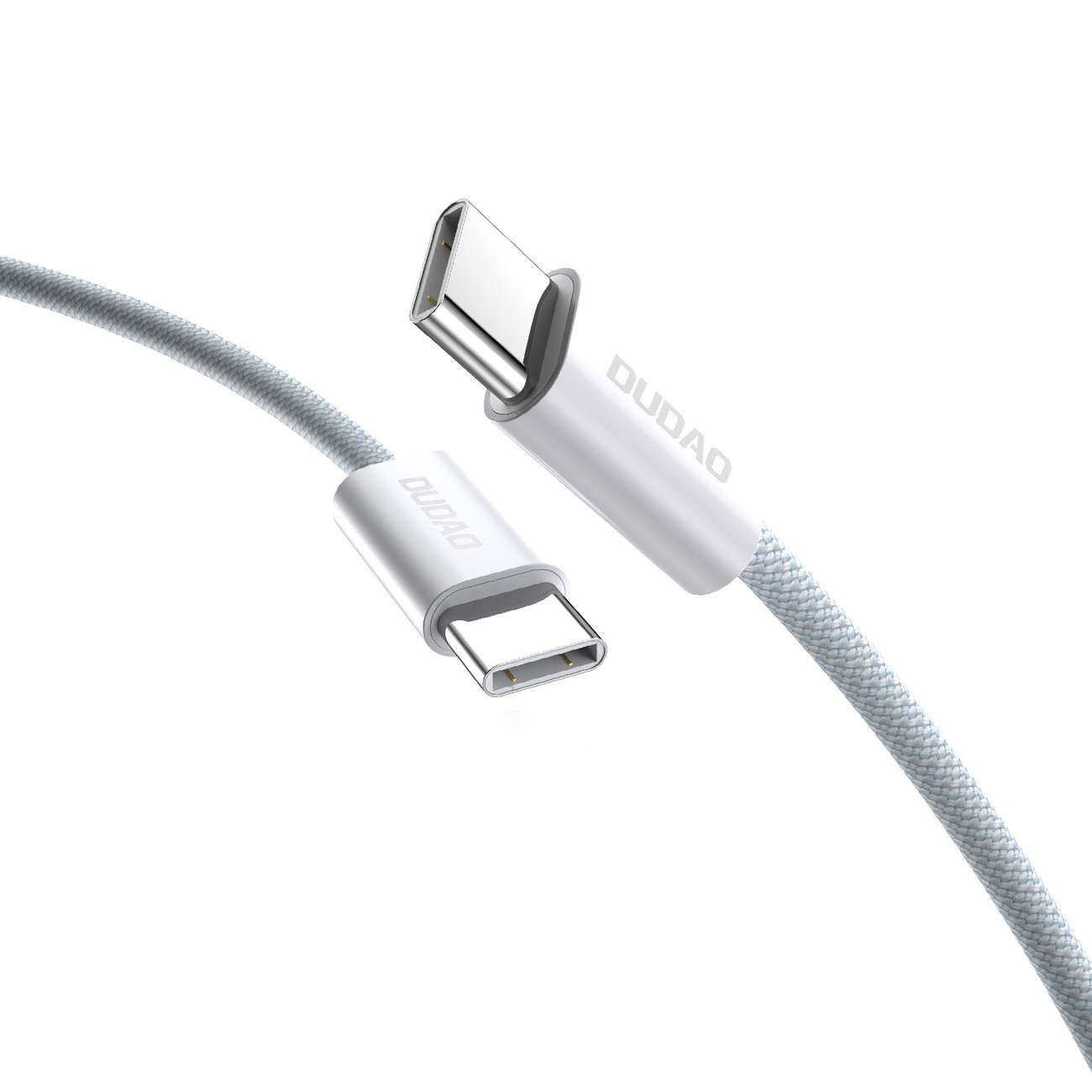 Wytrzymały przewód kabel UCB-C PD 60W w oplocie z włókna węglowego 2m jasno niebieski Wytrzymały przewód kabel UCB-C PD 60W w oplocie z włókna węglowego 2m jasno niebieski
