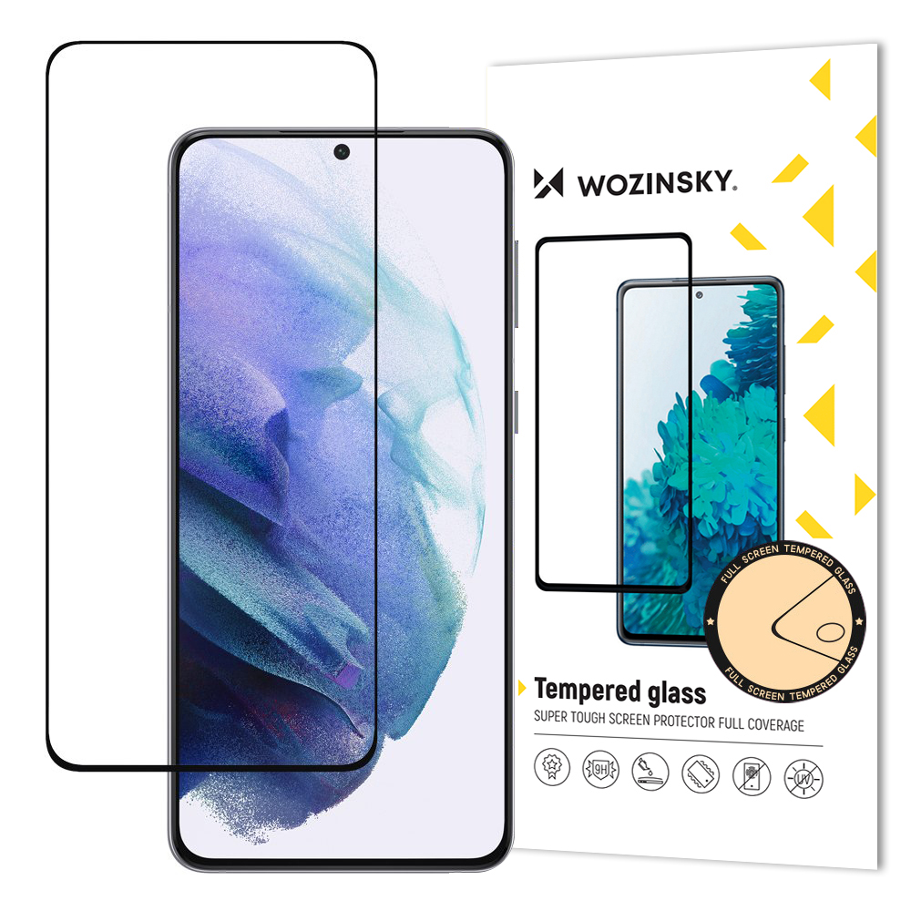 Szkło hartowane 9H na cały ekran Samsung Galaxy S23+ z czarną ramką Full Glue Szkło hartowane 9H na cały ekran Samsung Galaxy S23+ z czarną ramką Full Glue