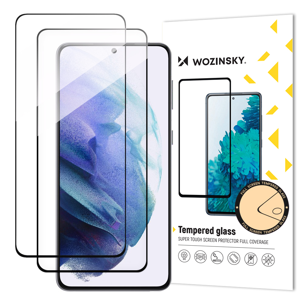 ZESTAW 2x Szkło hartowane 9H na cały ekran Samsung Galaxy S23+ z czarną ramką Full Glue ZESTAW 2x Szkło hartowane 9H na cały ekran Samsung Galaxy S23+ z czarną ramką Full Glue