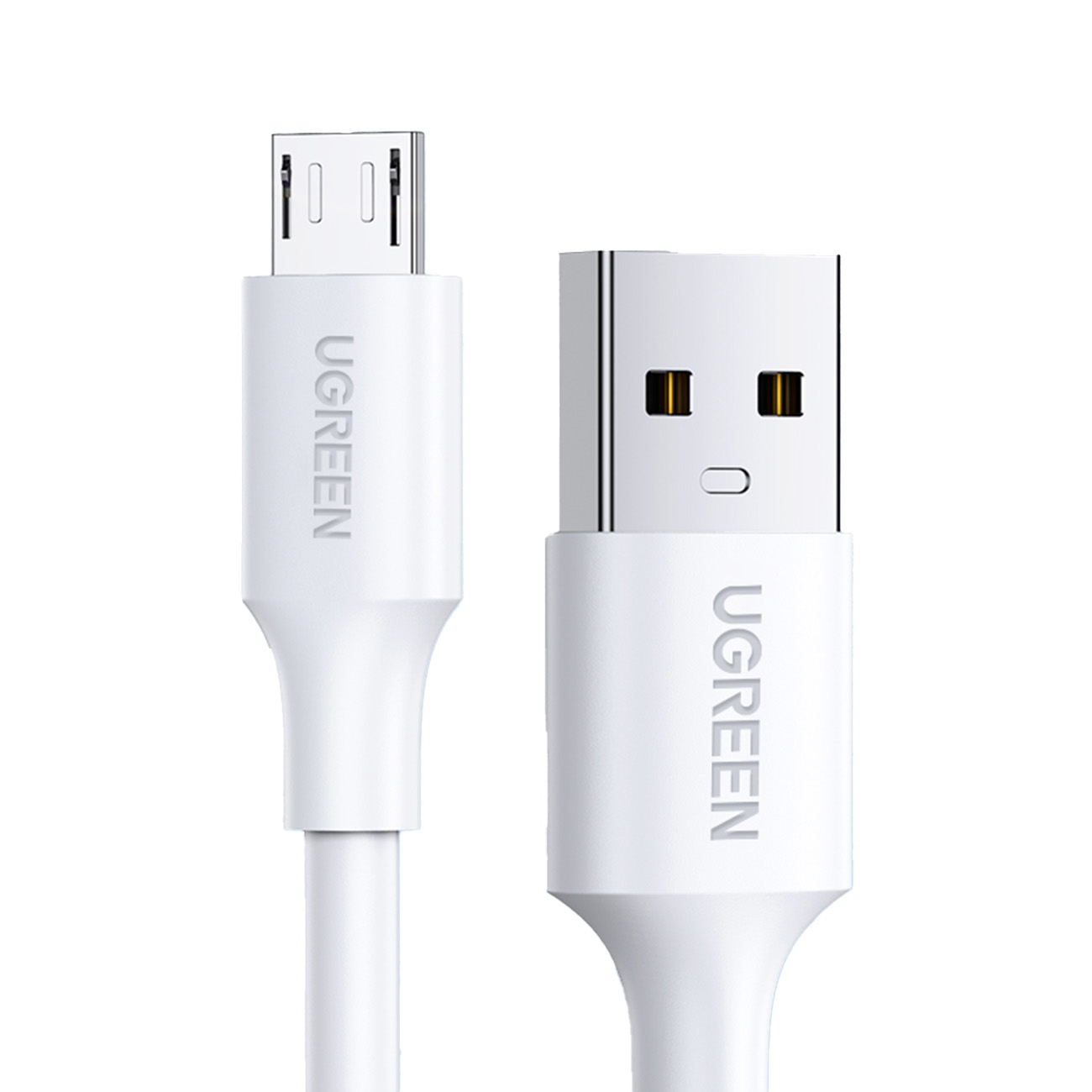 Kabel przewód PVC USB0-A – microUSB 480 Mb/s 2m biały Kabel przewód PVC USB0-A – microUSB 480 Mb/s 2m biały
