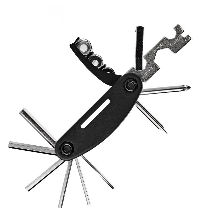 16w1 Narzędzie wielofunkcyjne MultiTool do naprawy rowerów – czarne 16w1 Narzędzie wielofunkcyjne MultiTool do naprawy rowerów – czarne