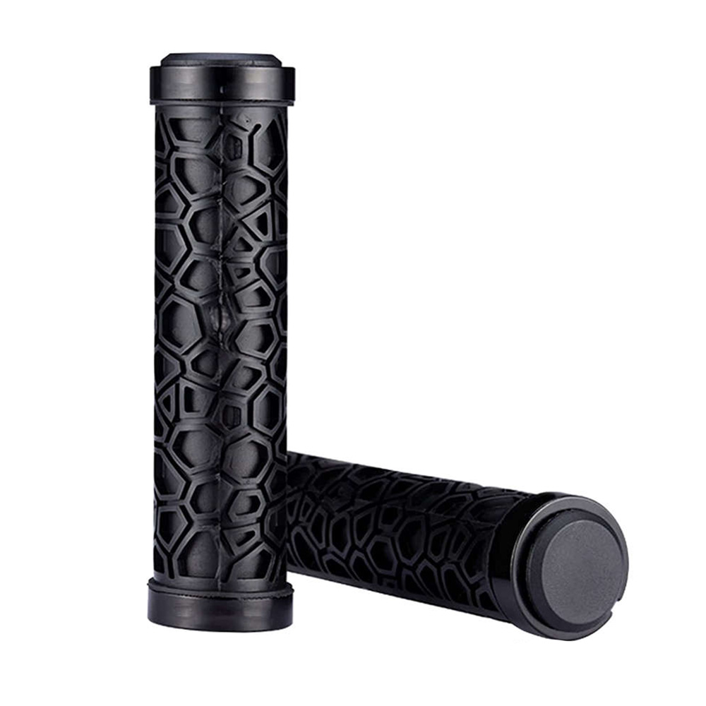 Gripy rowerowe chwyty z gumy przyczepne śr. 22mm czarne Gripy rowerowe chwyty z gumy przyczepne śr. 22mm czarne