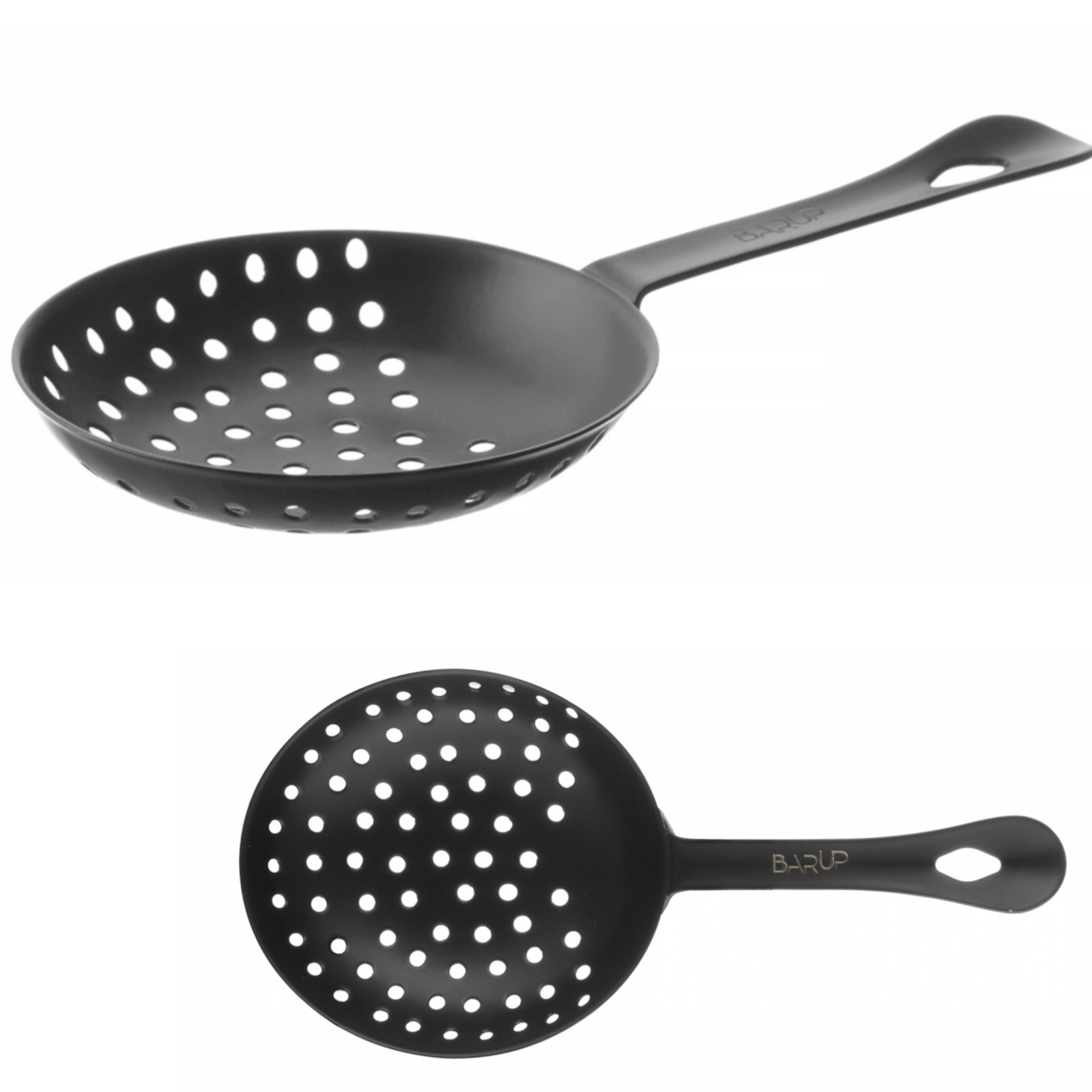 Sitko barmańskie do odcedzania drinków koktajli Julep 160 x 76 mm – czarny Sitko barmańskie do odcedzania drinków koktajli Julep 160 x 76 mm – czarny