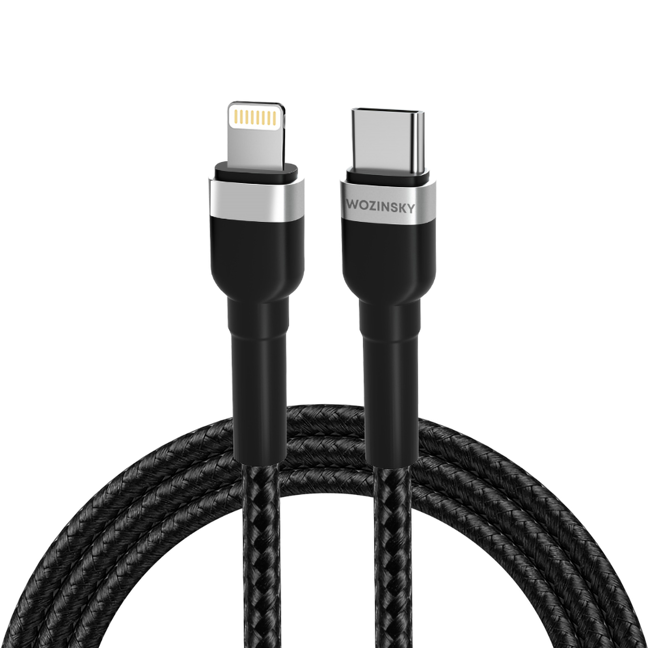Kabel przewód do iPhone USB-C – Lightning PD 30W 2m czarny