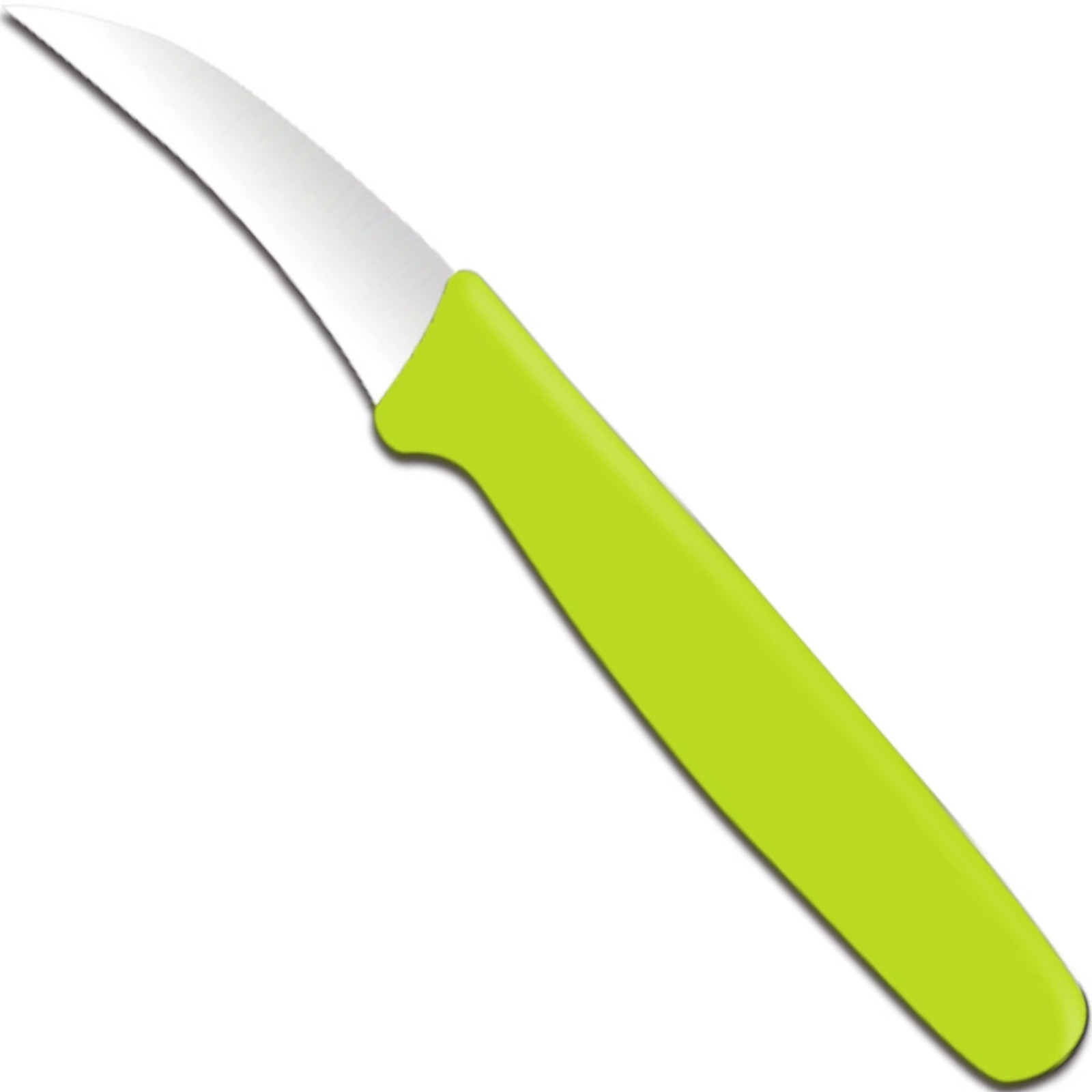 Nóż do obierania z wygiętym ostrzem 158 mm – zielony