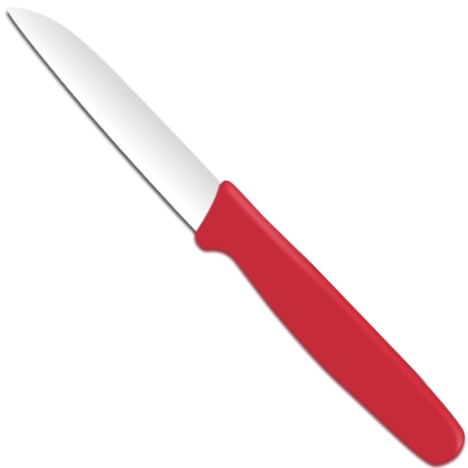 Nóż do obierania warzyw owoców 180 mm – czerwony