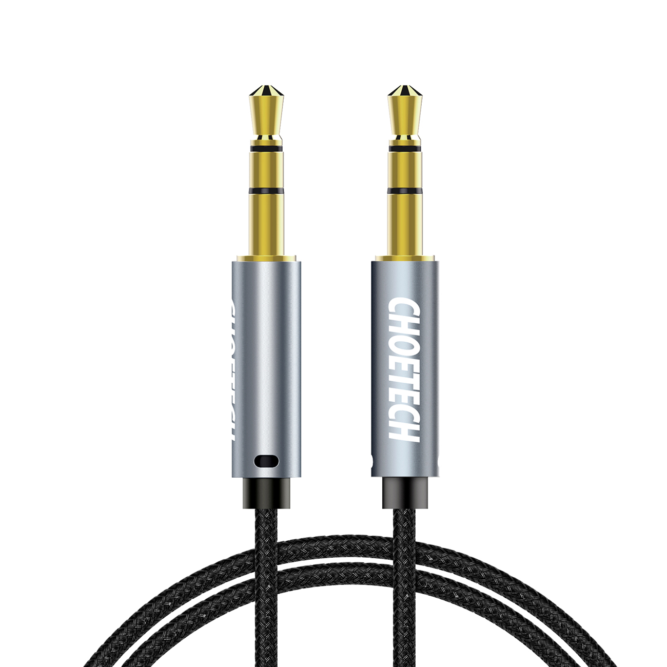 Kabel przewód audio AUX do głośnika 2x mini jack 3.5mm męski 1.2m – czarny Kabel przewód audio AUX do głośnika 2x mini jack 3.5mm męski 1.2m – czarny