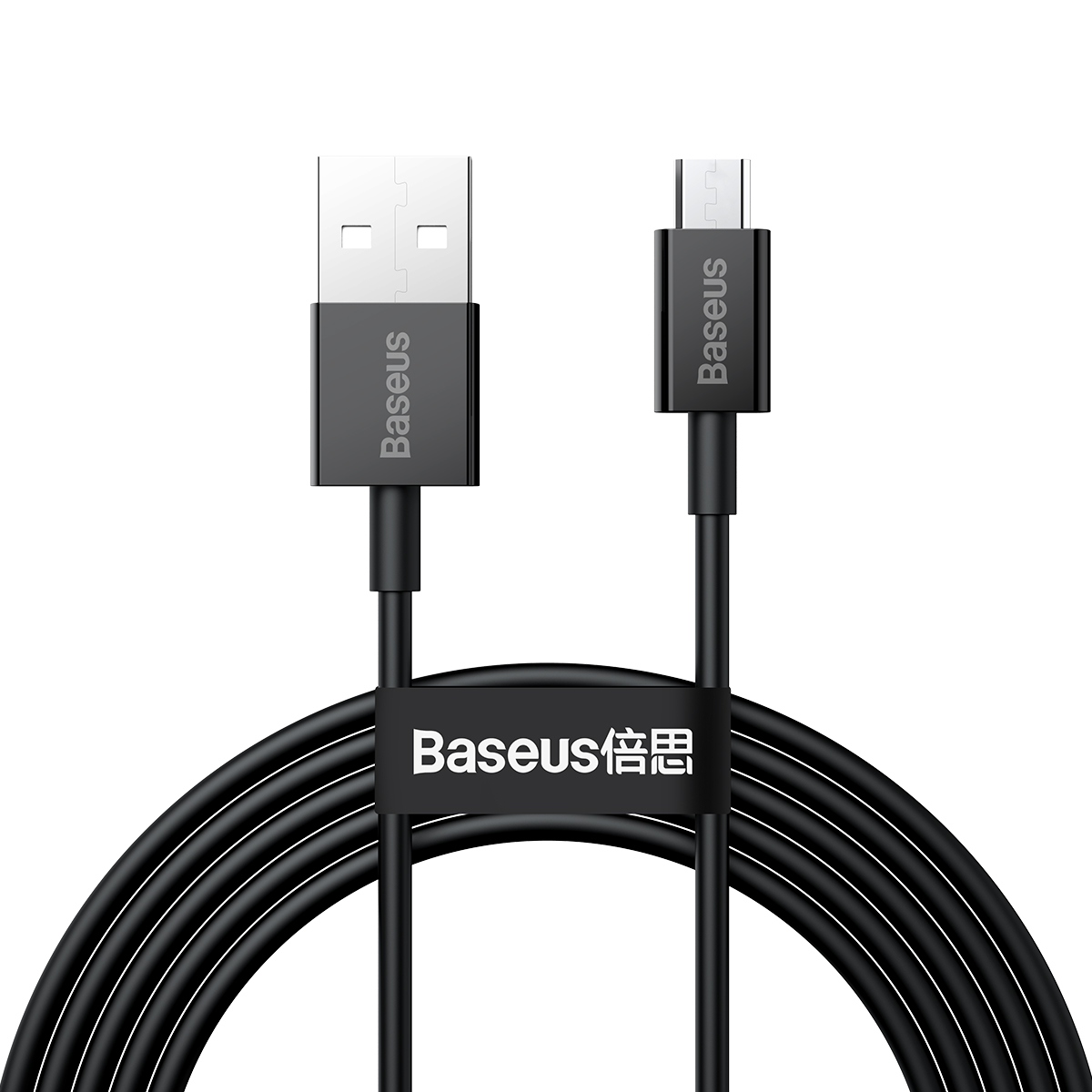 Kabel przewód Superior USB-A – micro USB 2A 2m – czarny
