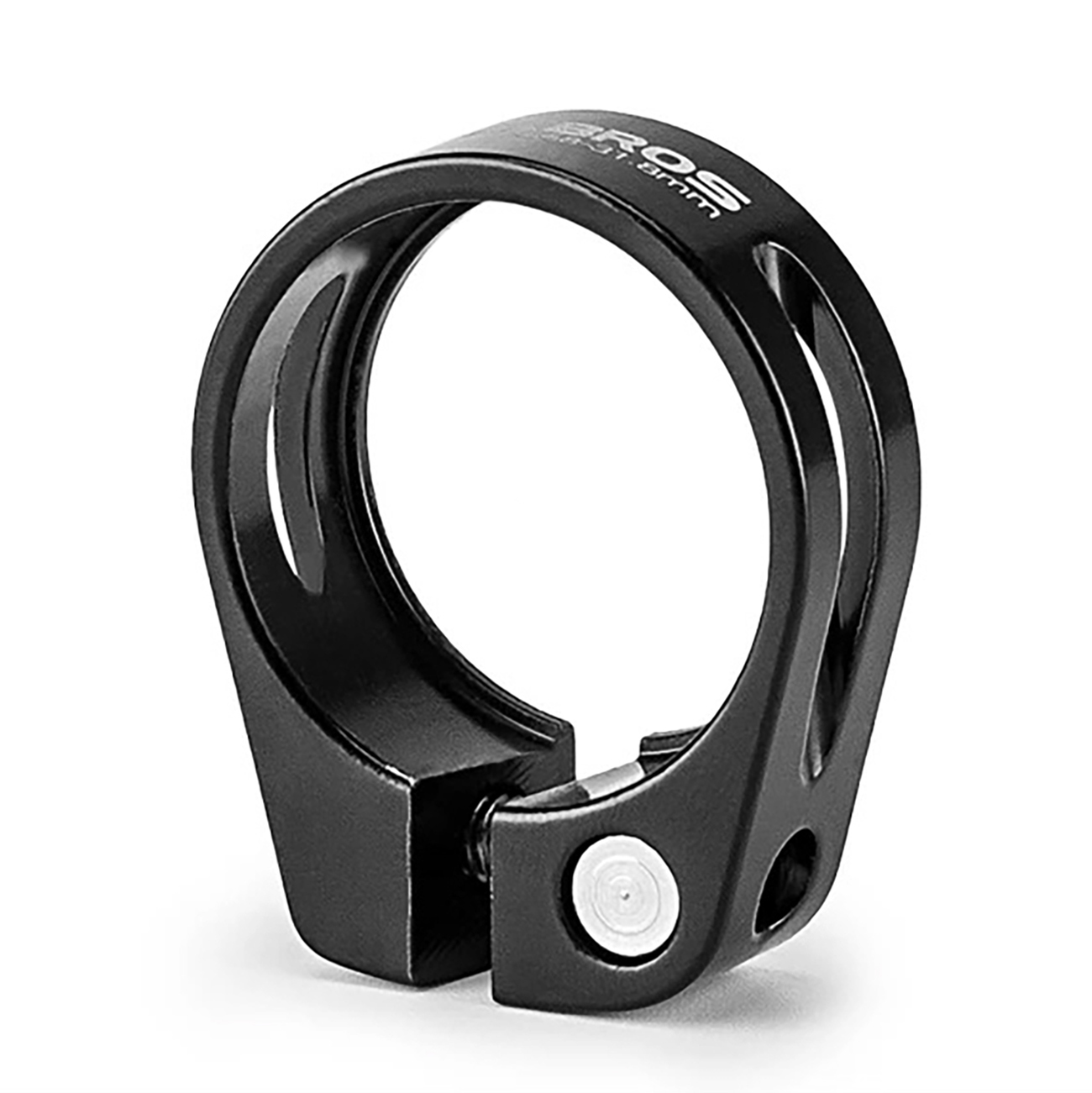 Obejma rowerowa zacisk do sztycy 27.2 i 28.6 mm pod siodełko na śrubę – czarna Obejma rowerowa zacisk do sztycy 27.2 i 28.6 mm pod siodełko na śrubę – czarna