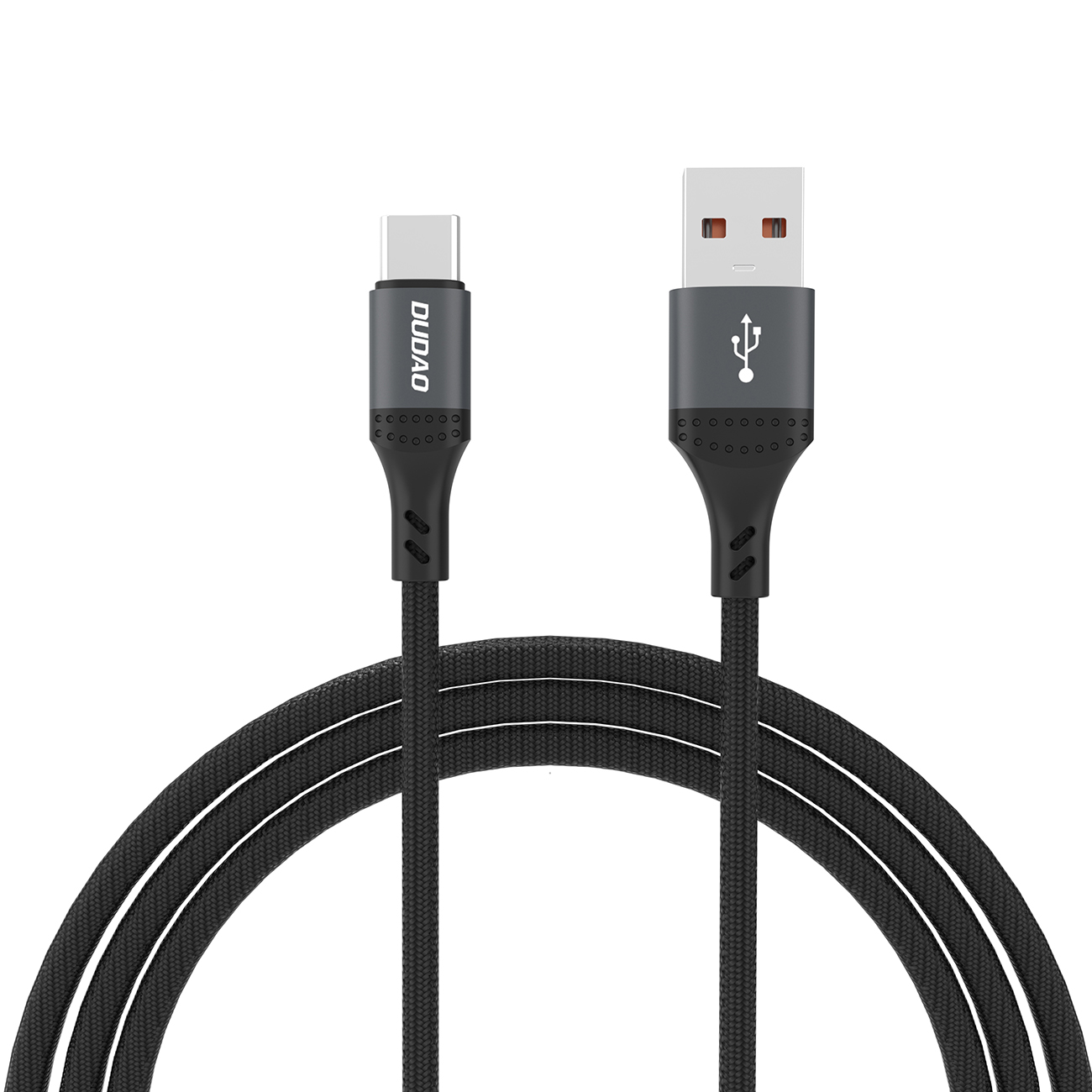 Kabel przewód z oplotem L3ST USB-A – USB-C 5A 1.2m – czarny