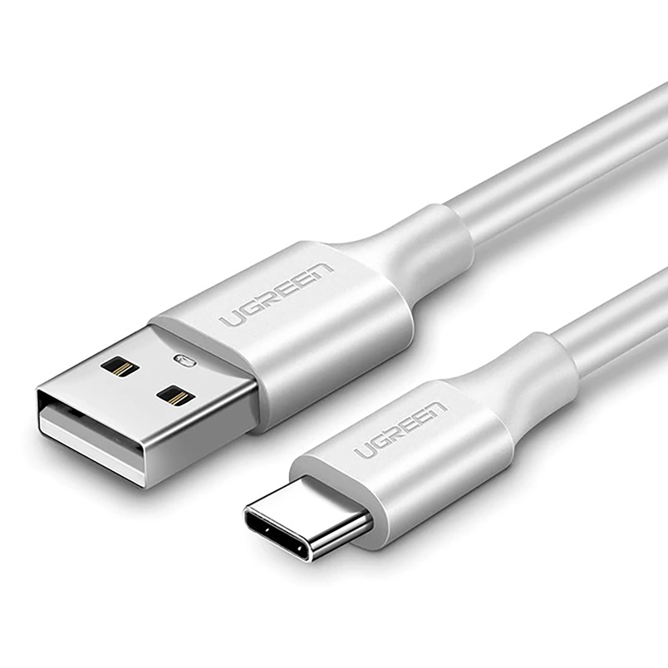 Kabel przewód USB-A – USB-C 3A QC 3.0 AFC FCP 1m – biały