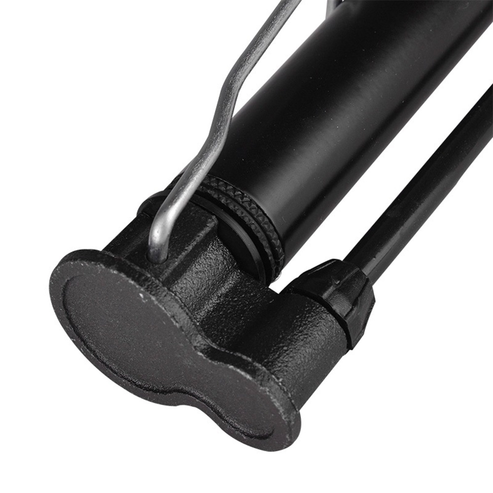 Pompka rowerowa podłogowa 120psi / 8bar końcówki do piłek materacy – czarna Pompka rowerowa podłogowa 120psi / 8bar końcówki do piłek materacy – czarna