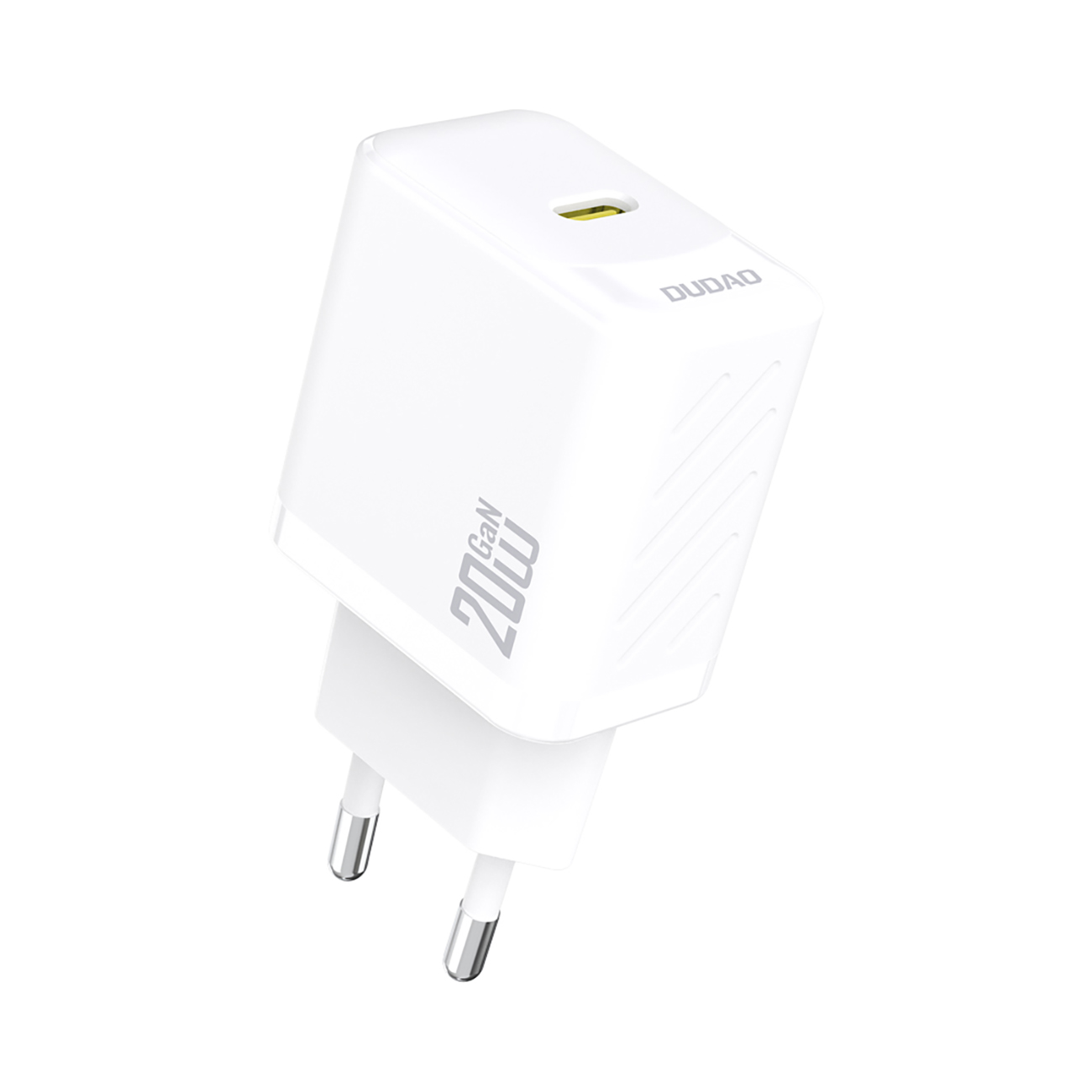 Ładowarka sieciowa PD20W GaN USB-C – biała