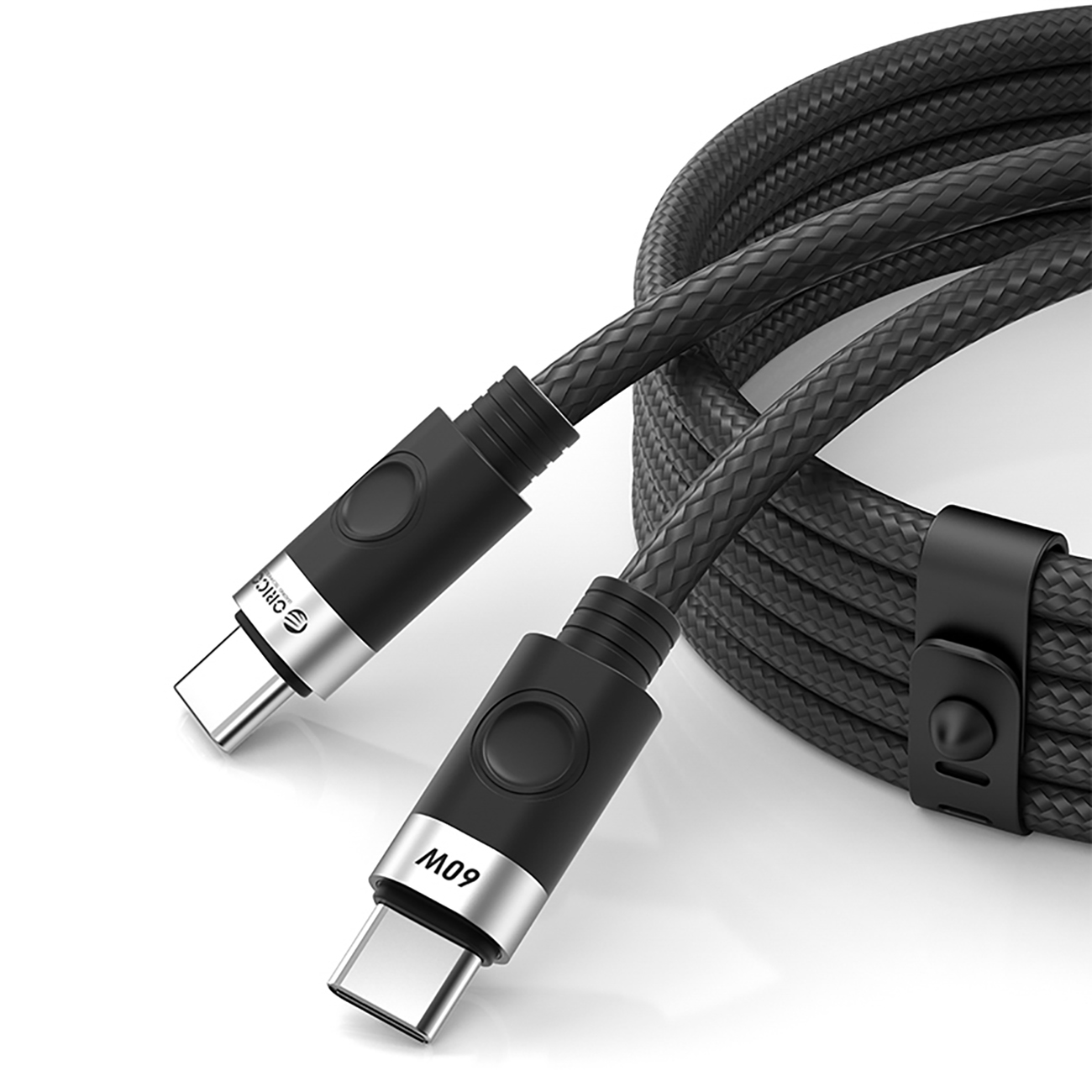 Kabel przewód CDX 60W 3A Power Delivery USB-C 1m – czarny Kabel przewód CDX 60W 3A Power Delivery USB-C 1m – czarny