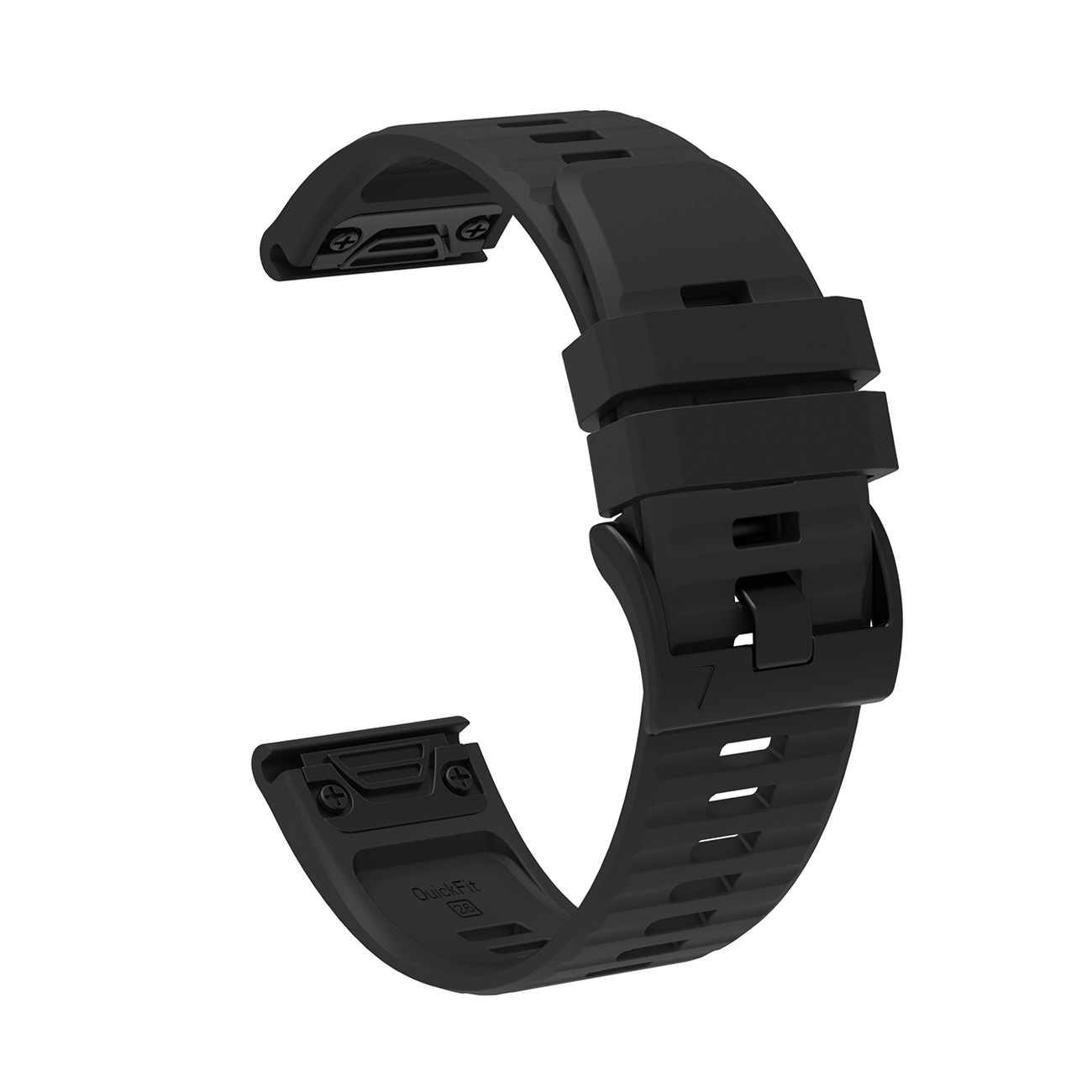 Pasek silikonowy do smartwatcha Garmin Fenix 3/5X/6X/7X Pro – czarny Pasek silikonowy do smartwatcha Garmin Fenix 3/5X/6X/7X Pro – czarny