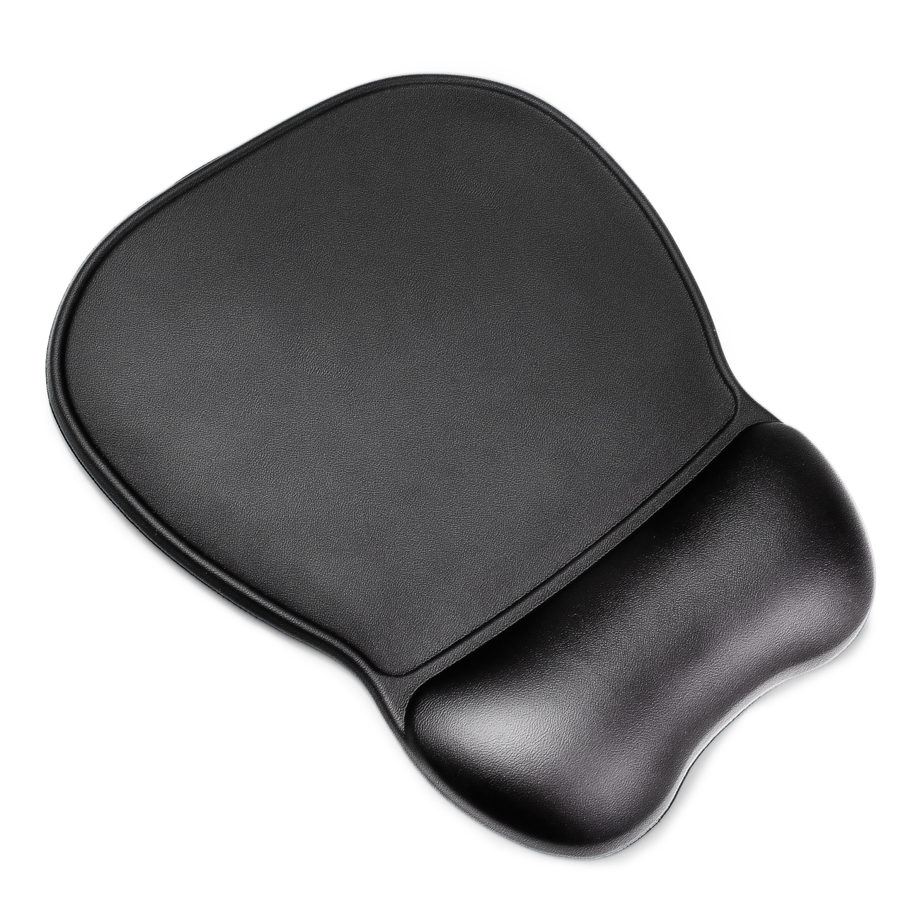 Ergonomiczna podkładka pod mysz i nadgarstek żelowa eco skóra duża antypoślizgowa – czarna Ergonomiczna podkładka pod mysz i nadgarstek żelowa eco skóra duża antypoślizgowa – czarna