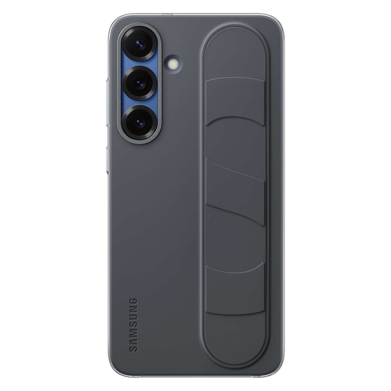 Etui silikonowe Samsung Standing Grip Case z uchwytem podstawką do Samsung Galaxy S25+ – czarne Etui silikonowe Samsung Standing Grip Case z uchwytem podstawką do Samsung Galaxy S25+ – czarne