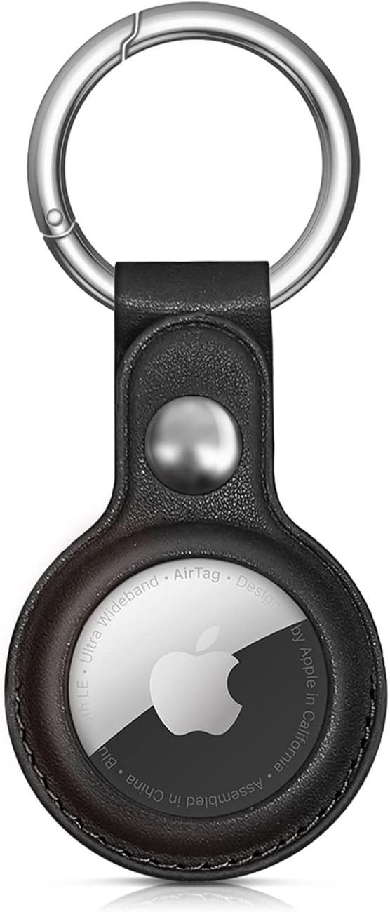 Etui do lokalizatora Apple AirTag z ekoskóry – czarne