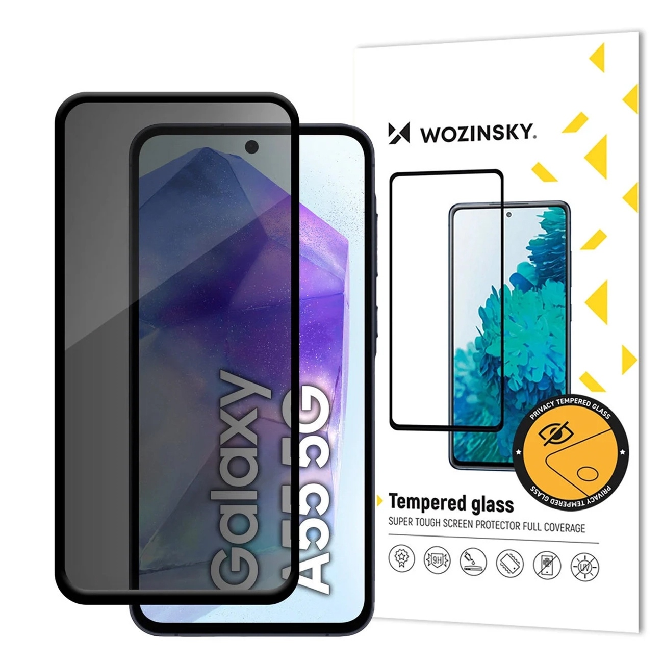 Szkło prywatyzujące Privacy Glass na Samsung Galaxy S25 Edge