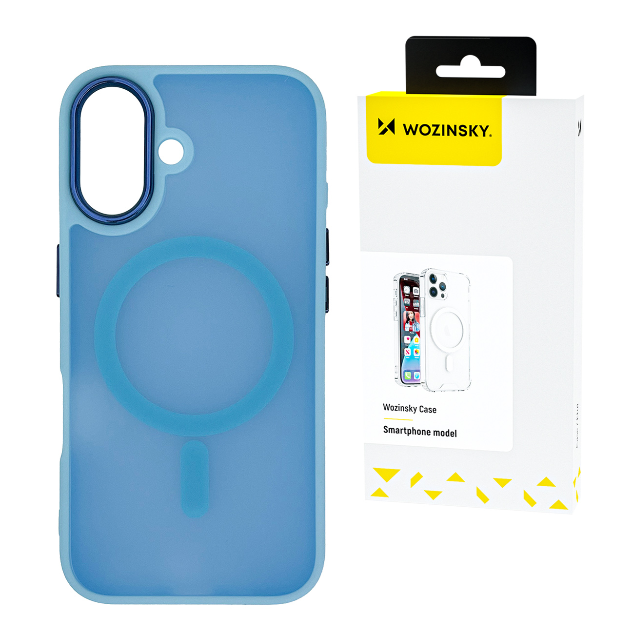 Etui pokrowiec na Samsung Galaxy S25+ Fashion Case MagSafe – niebieskie