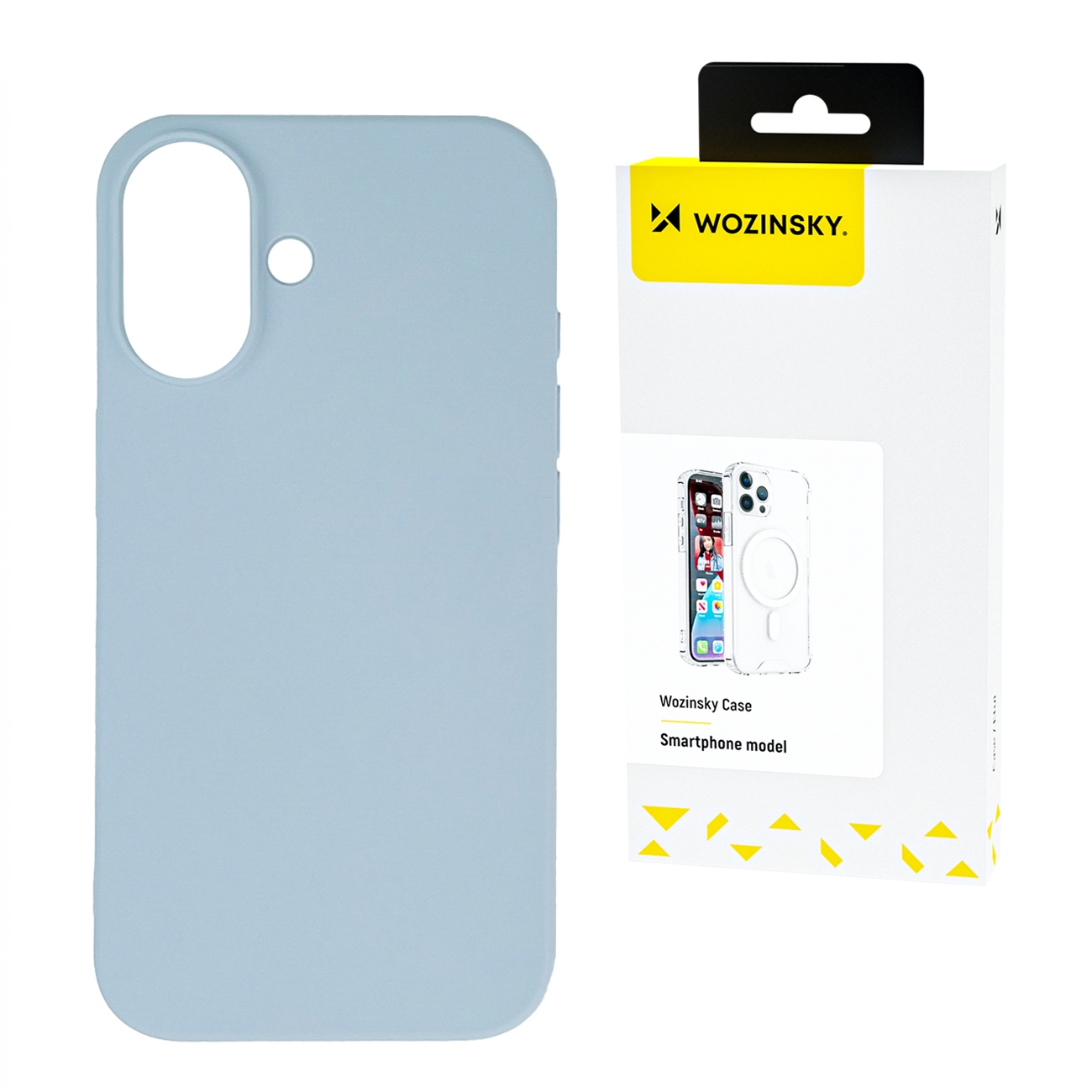 Silikonowe etui na Samsung Galaxy S25+ Silicone Case – jasnoniebieskie