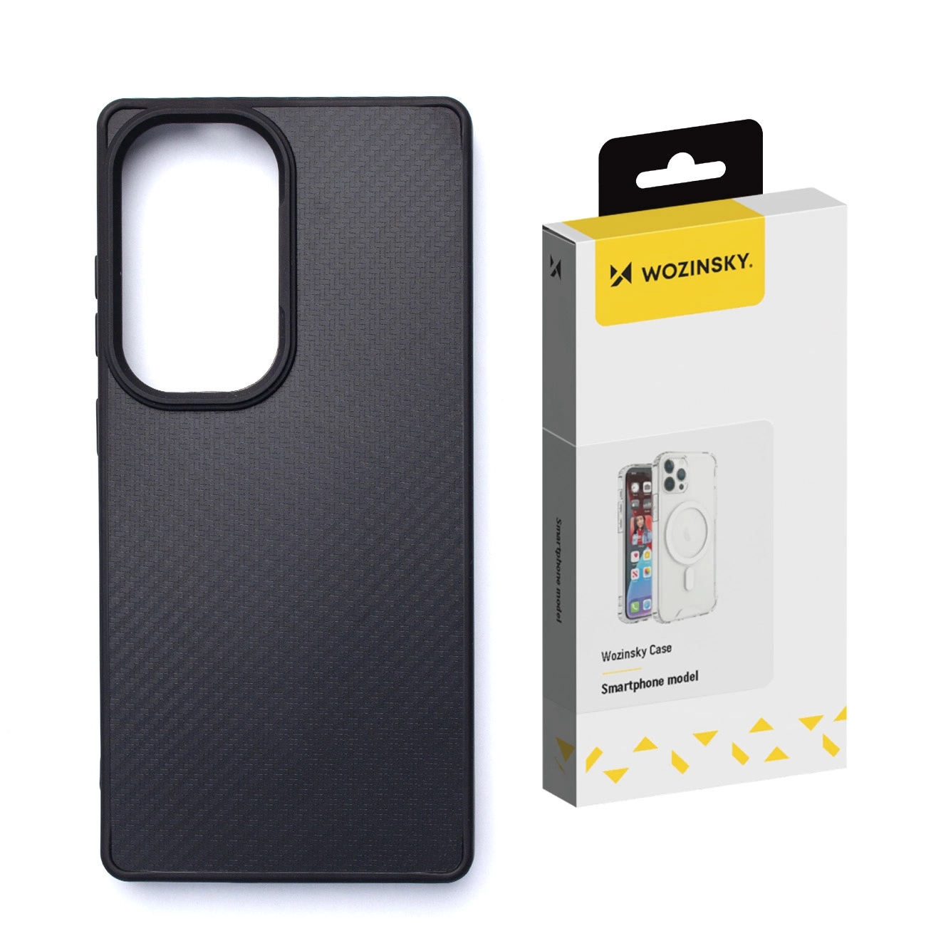 Etui ochronne na Samsung Galaxy S25+ Carbon Fibre Case z MagSafe – czarne