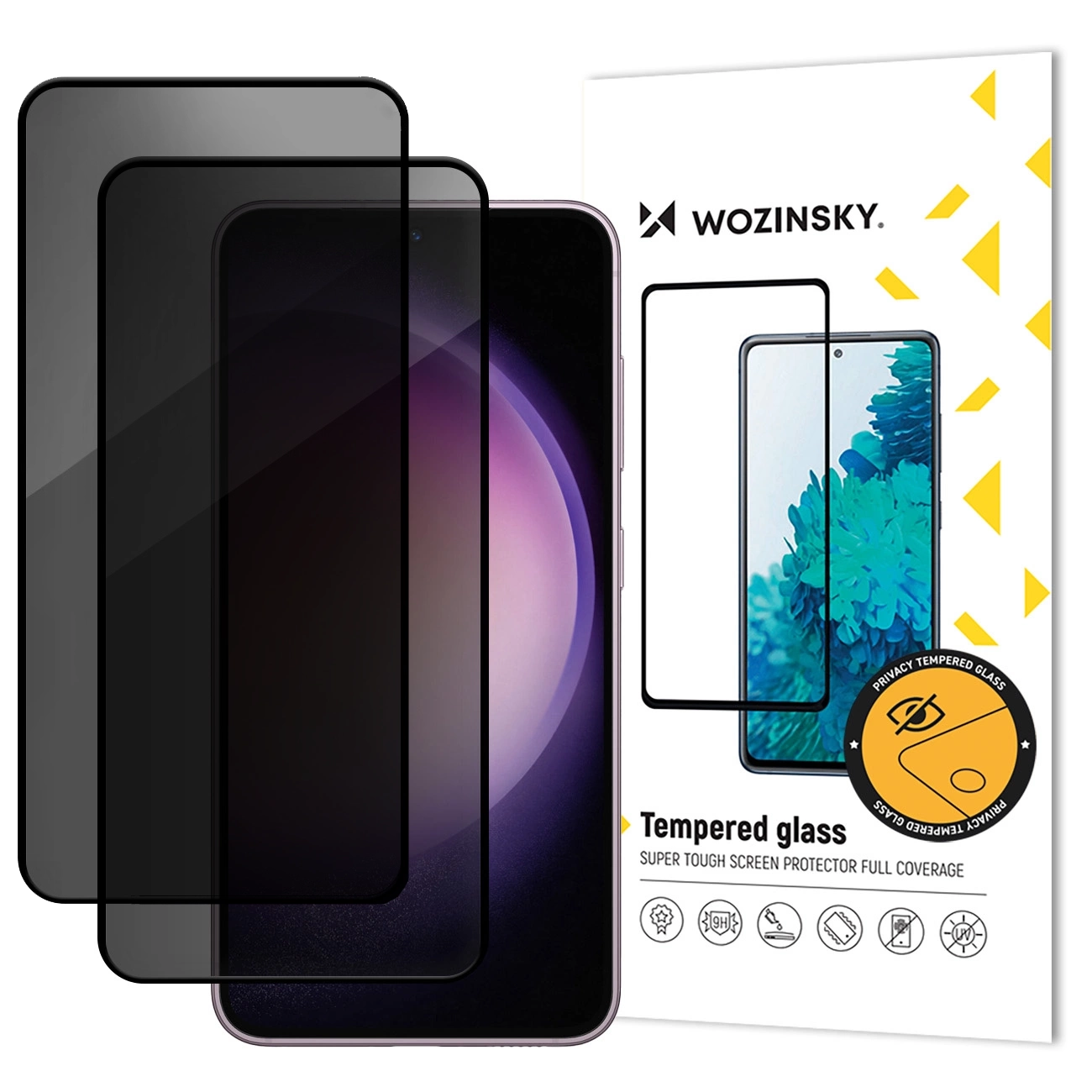 Szkło hartowane prywatyzujące na Samsung Galaxy A06 5G / A05 Privacy Glass – 2 szt.