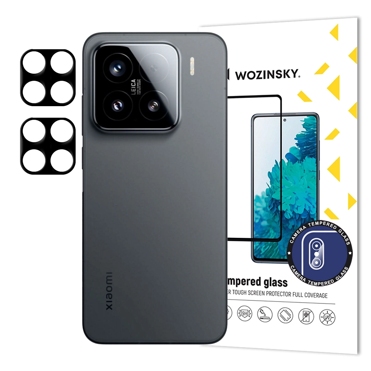 Szkło hartowane ochronne na Xiaomi Redmi Note 14S Full Camera Glass – 2 szt.