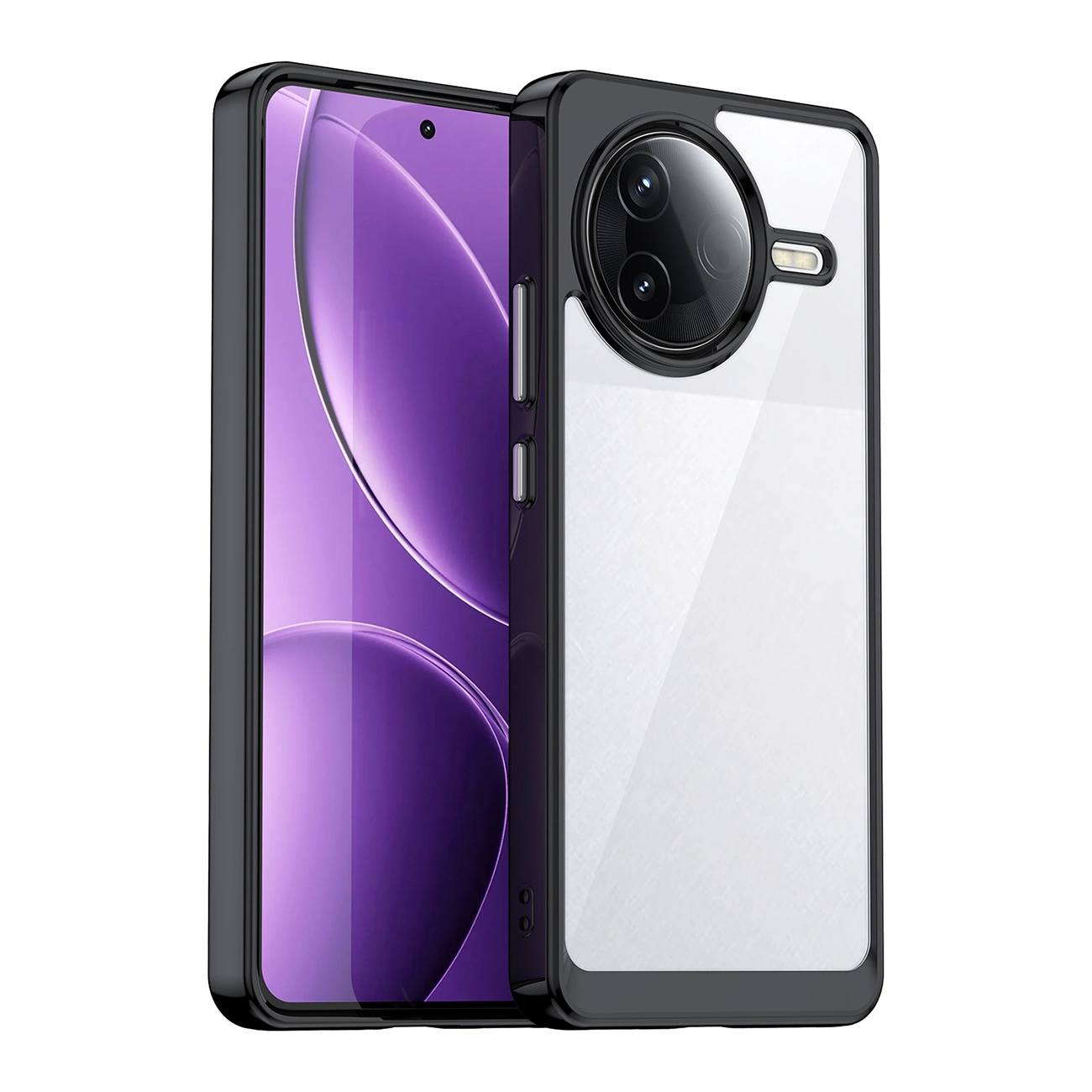 Etui z żelową ramką na Xiaomi Poco F7 Ultra Outer Space Case – czarne