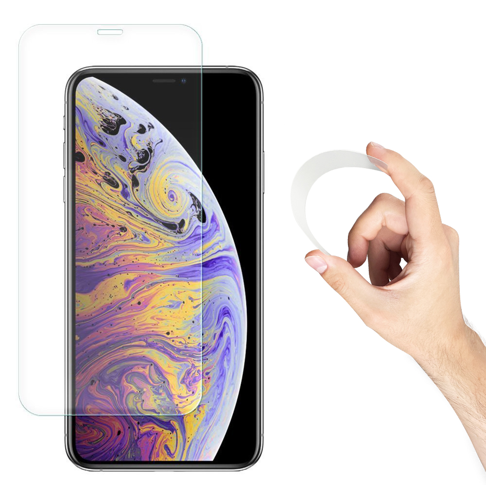 Hybrydowa elastyczna folia szklana na iPhone 13 mini Nano Flexi Hybrydowa elastyczna folia szklana na iPhone 13 mini Nano Flexi