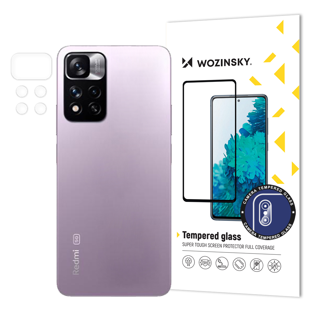 Szkło hartowane 9H na cały aparat kamerę do Xiaomi Redmi Note 11 Pro+ Camera Glass Szkło hartowane 9H na cały aparat kamerę do Xiaomi Redmi Note 11 Pro+ Camera Glass
