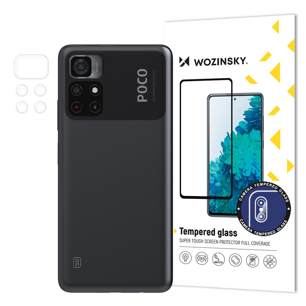 Szkło hartowane 9H na cały aparat kamerę do Xiaomi Poco M4 Pro 5G Camera Glass Szkło hartowane 9H na cały aparat kamerę do Xiaomi Poco M4 Pro 5G Camera Glass