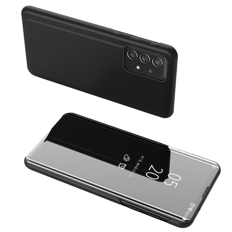 Futerał etui z klapką do Samsung Galaxy A73 Clear View Case – czarny