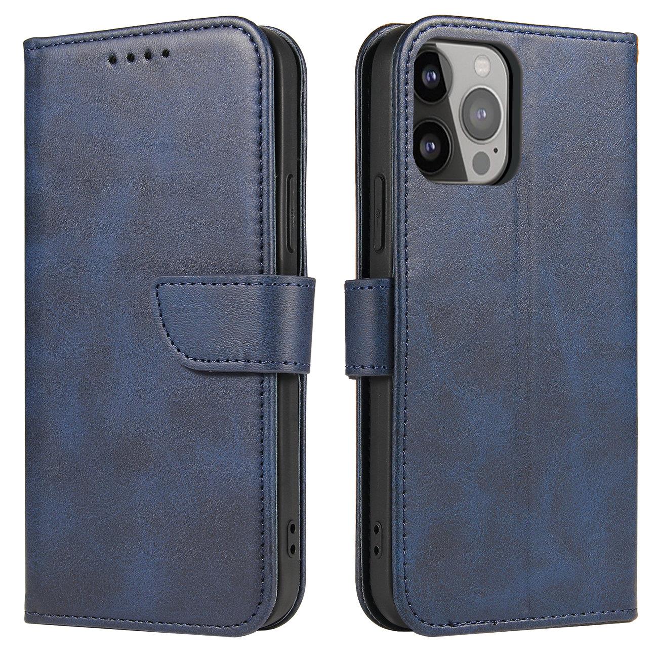 Etui pokrowiec z klapką portfel podstawka na Samsung Galaxy S23+ Magnet Case – niebieskie