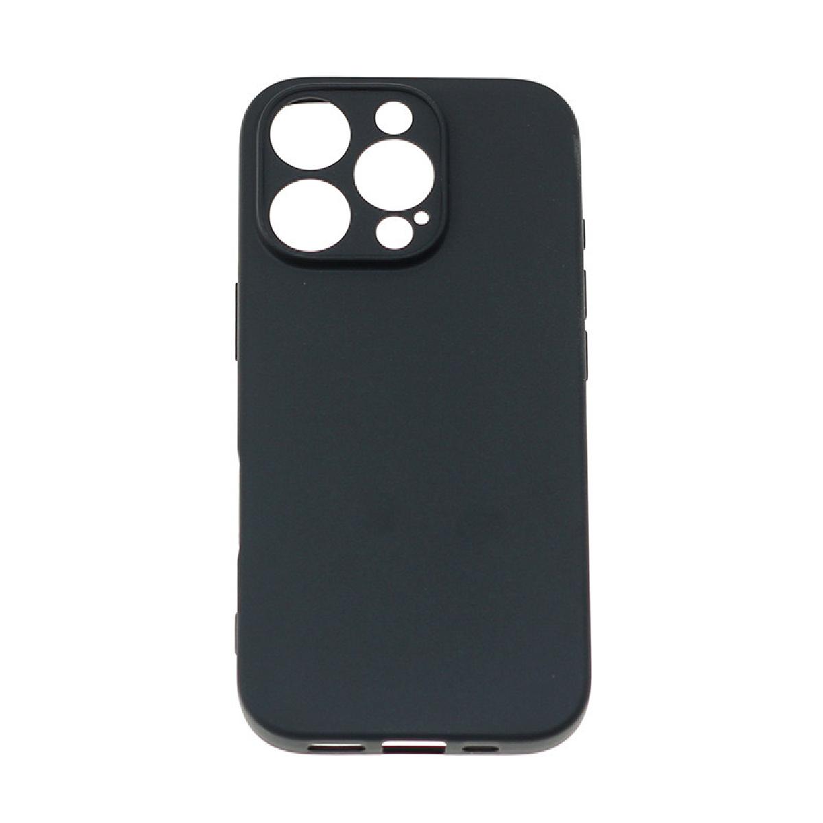 Etui pokrowiec na iPhone 16 Pro Max Soft Case – czarne