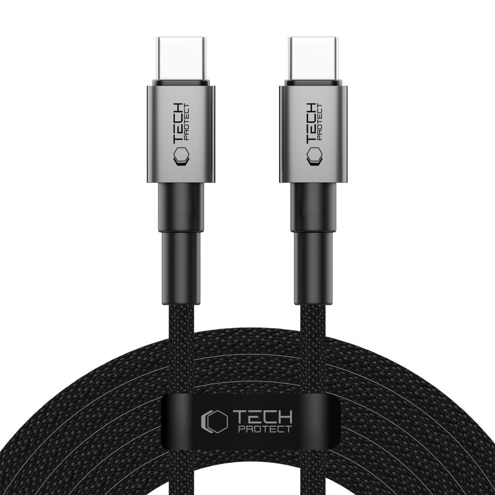 Kabel przewód USB-C PD 100W 5A 300 cm – szary