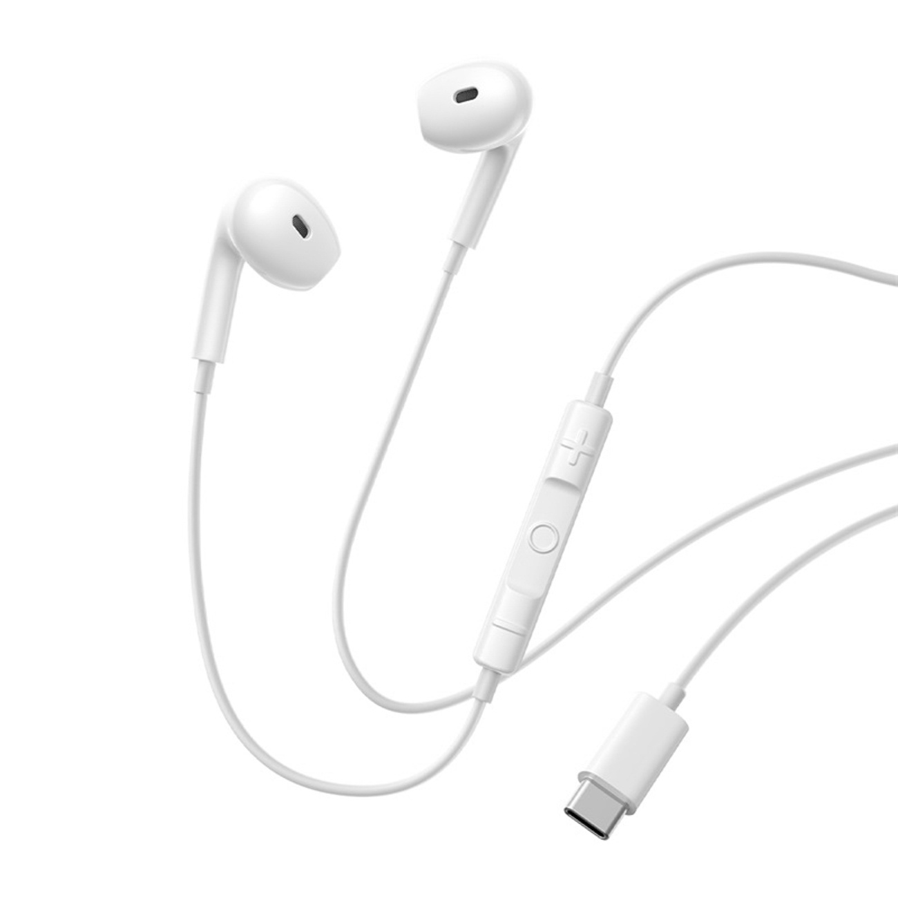 Słuchawki przewodowe douszne USB-C – białe Słuchawki przewodowe douszne USB-C – białe
