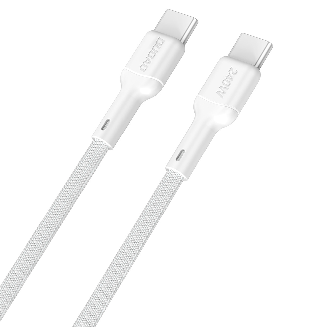 Kabel przewód USB-C PD 240W 1.2m – biały Kabel przewód USB-C PD 240W 1.2m – biały