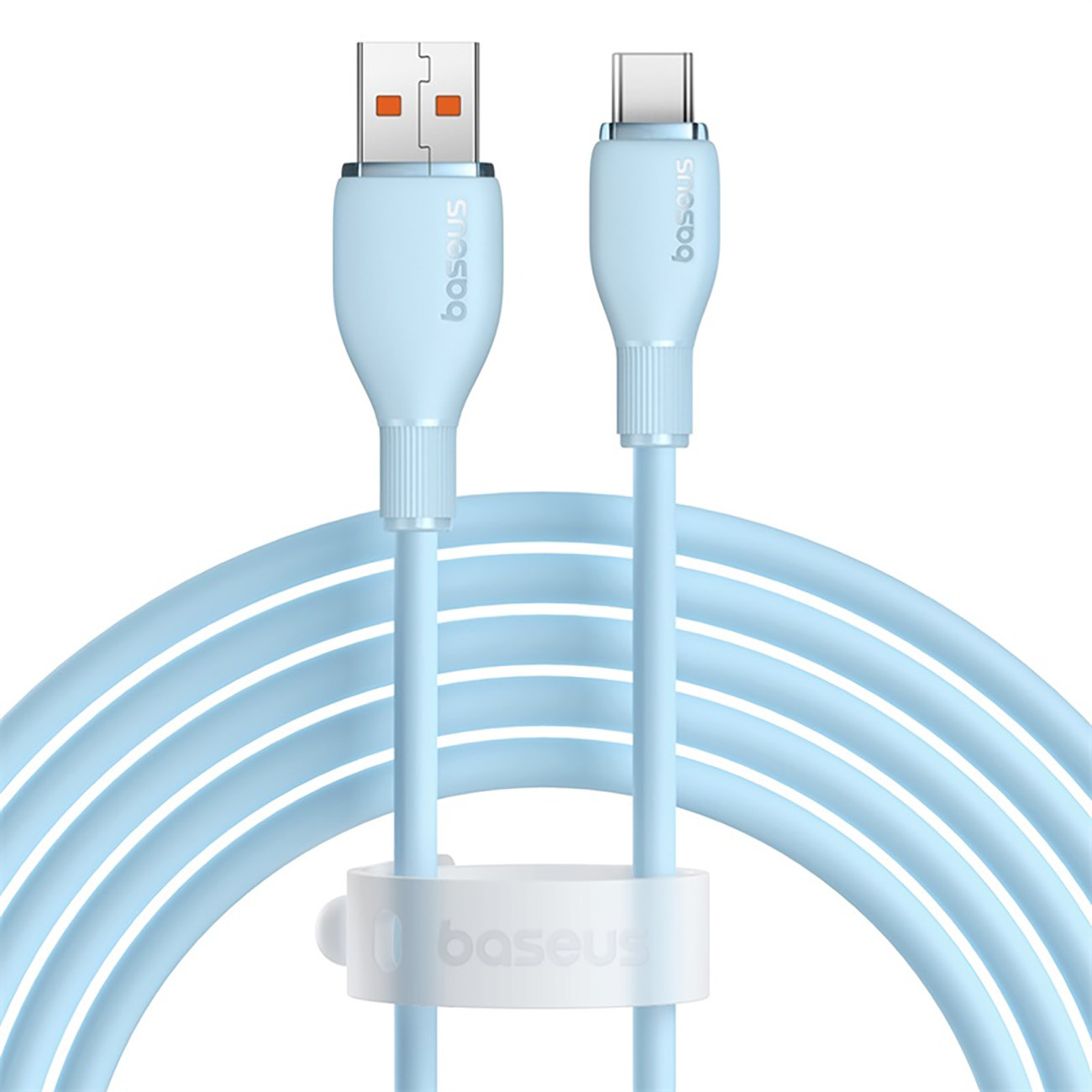 Kabel przewód Pudding USB-A USB-C 100W 2m – niebieski