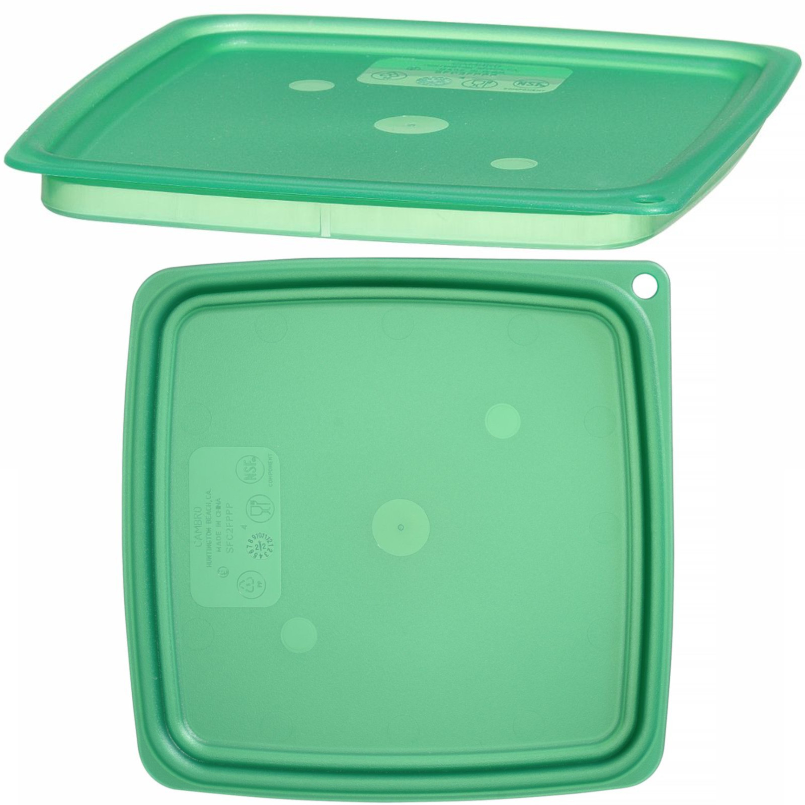 Pokrywka do pojemnika CamSquares Fresh Pro 1.9 / 3.8 l 191x191x19 mm – zielona Pokrywka do pojemnika CamSquares Fresh Pro 1.9 / 3.8 l 191x191x19 mm – zielona