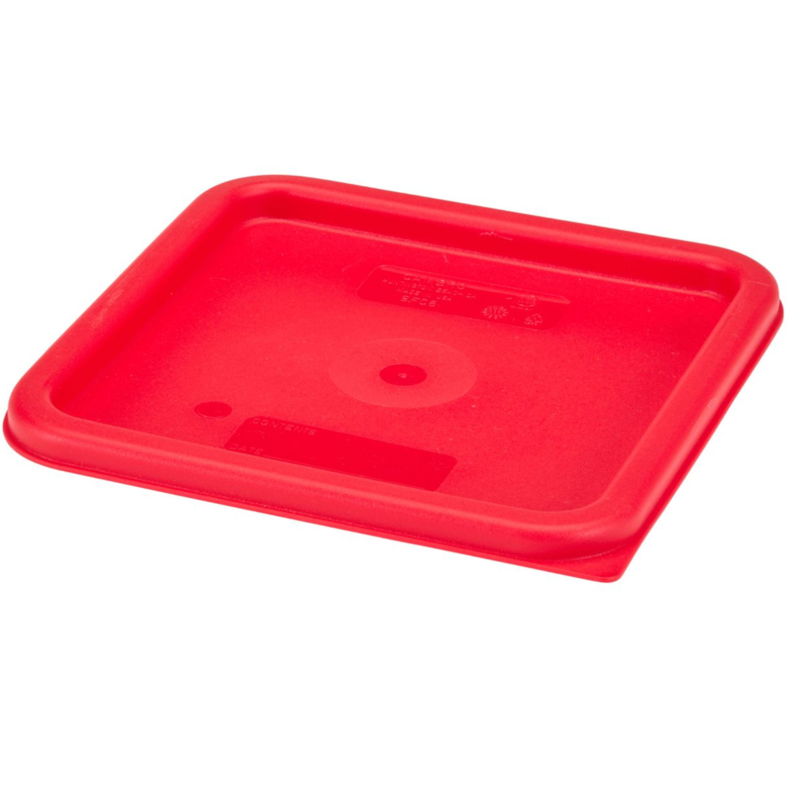 Pokrywka do pojemnika CamSquare 5.7/7.6 l 227×227 mm – czerwona