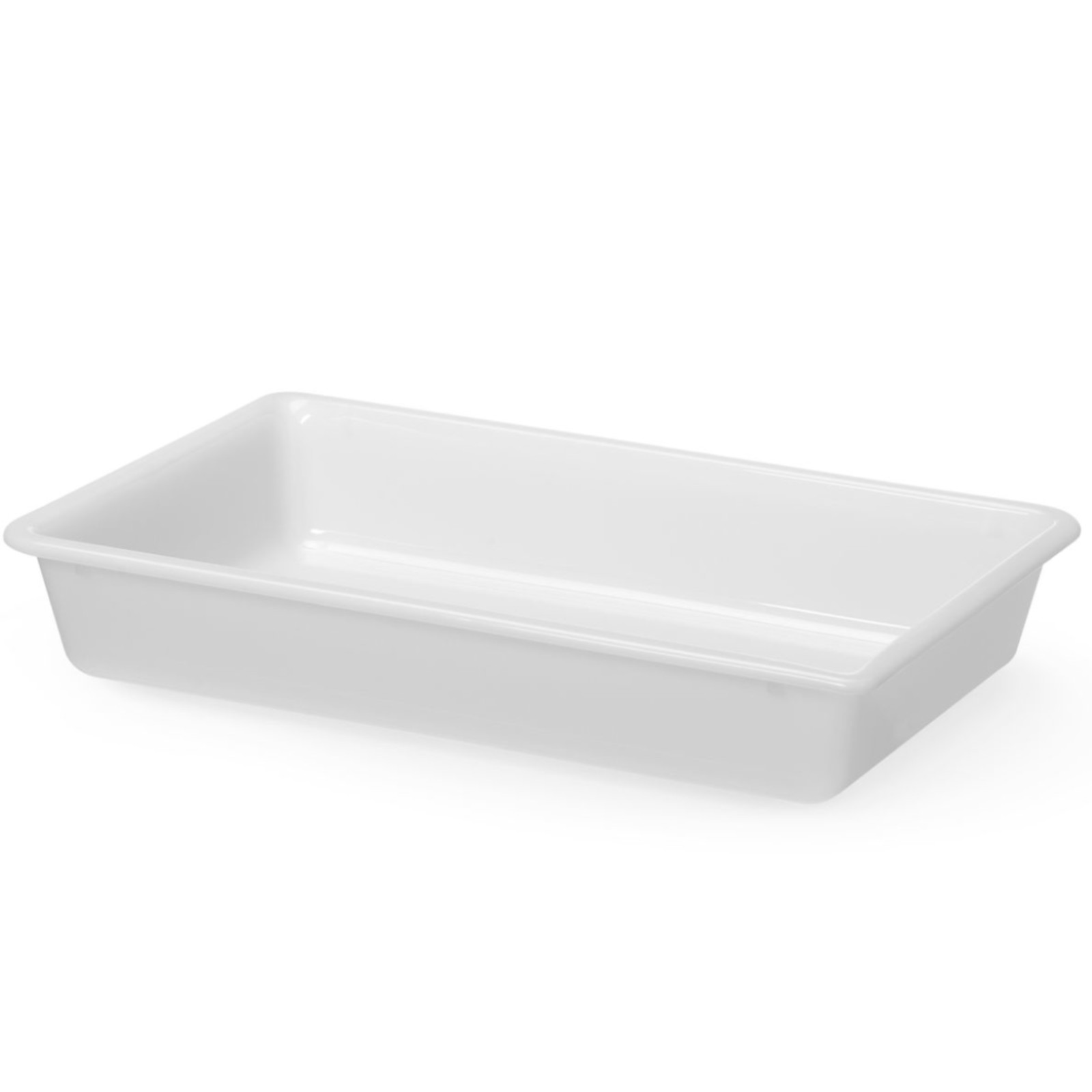 Pojemnik do panierowania płaski 6 l 430x285x75 mm – biały
