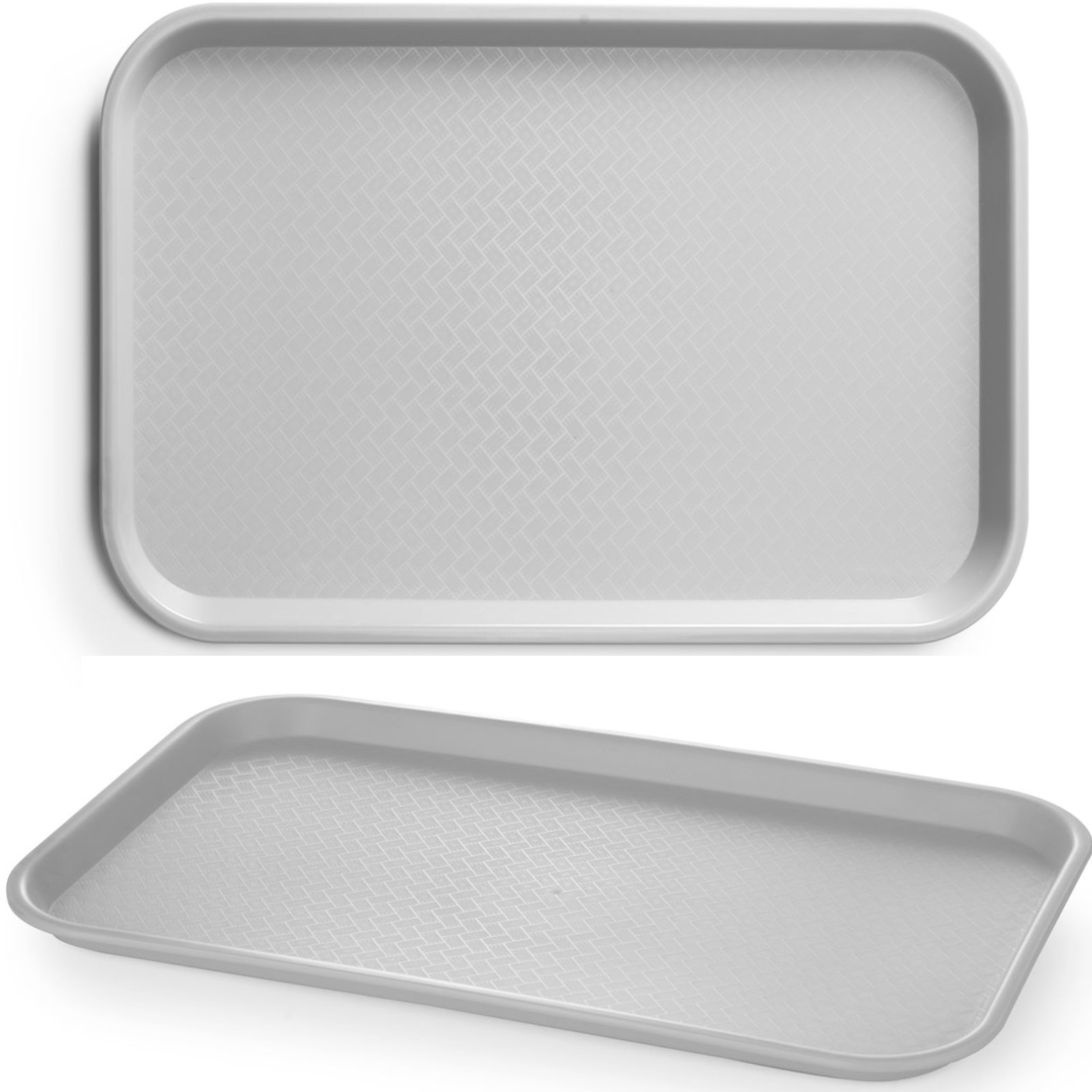 Taca do serwowania Fast Food GN 1/1 530×325 mm – jasnoszara Taca do serwowania Fast Food GN 1/1 530×325 mm – jasnoszara