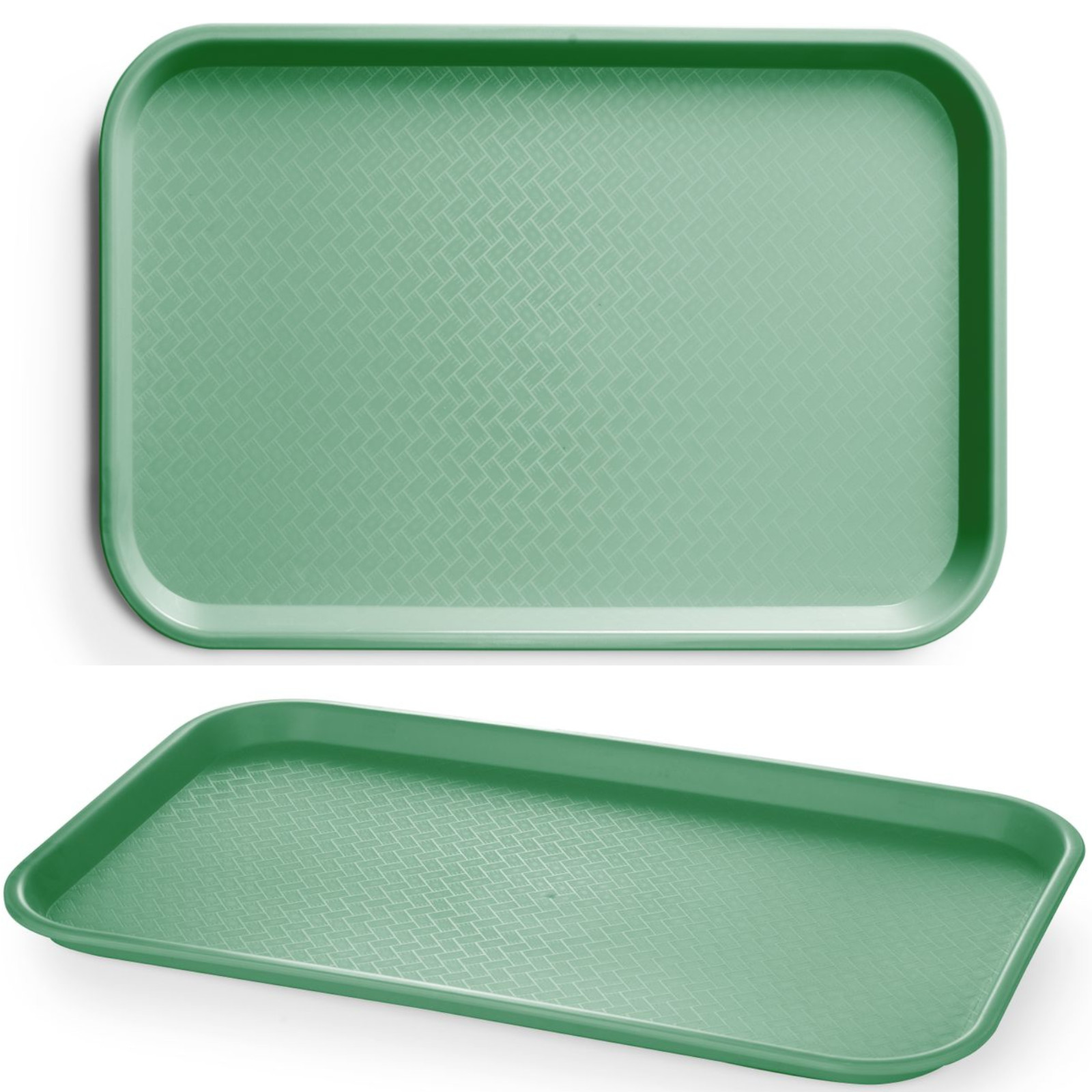 Taca do serwowania Fast Food GN 1/1 530×325 mm – zielona Taca do serwowania Fast Food GN 1/1 530×325 mm – zielona