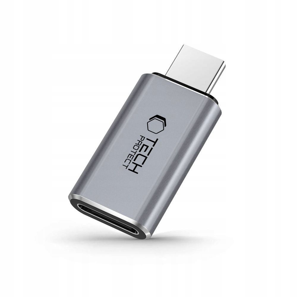 Adapter przejściówka USB-C – iPhone Lightning – szary Adapter przejściówka USB-C – iPhone Lightning – szary